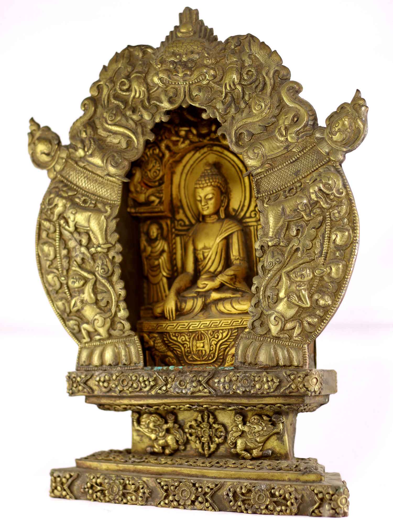 Copper Handmade Ghau amber Polish, brass Plating