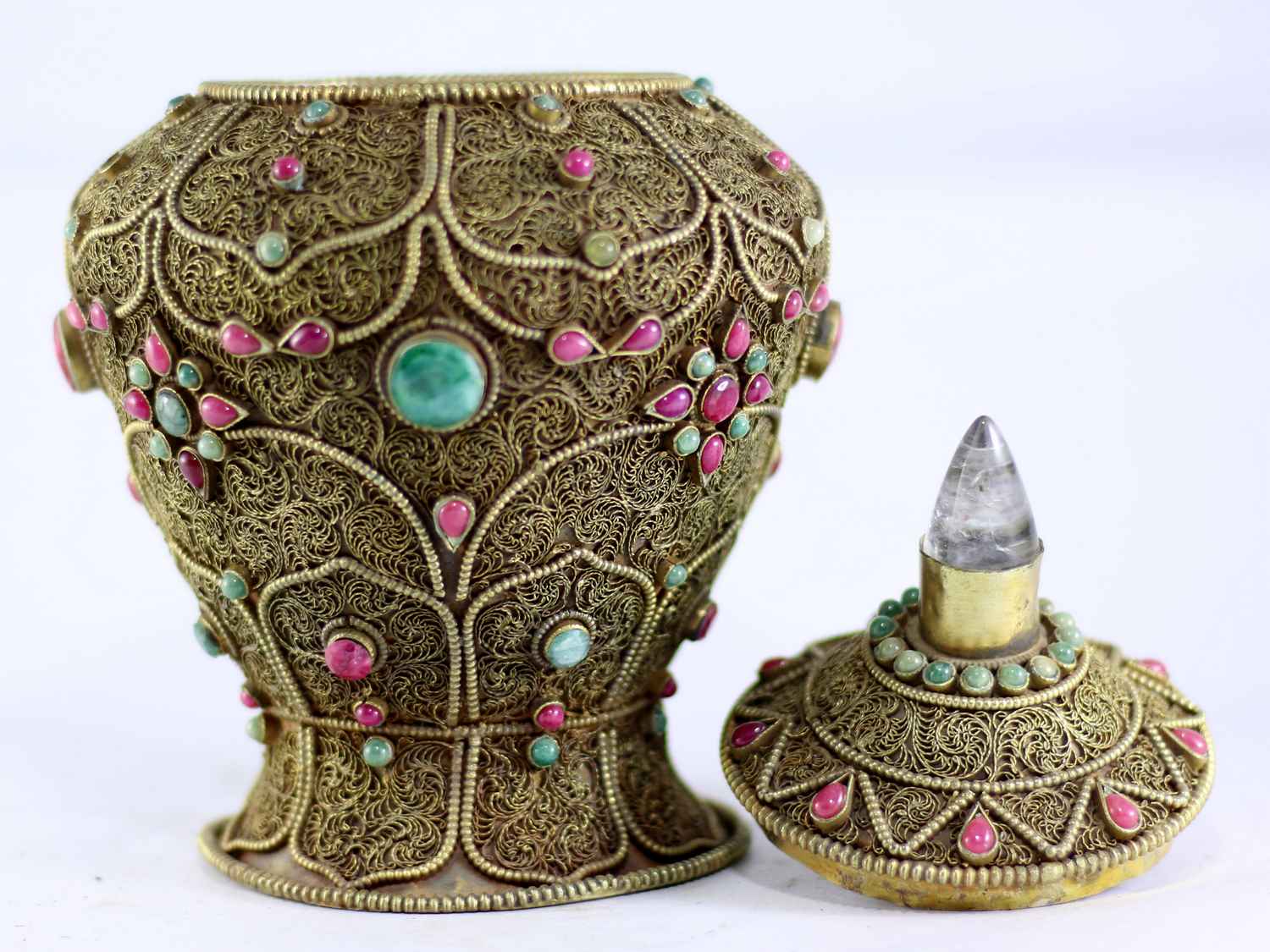 Copper Gulpa full Gold Plated, With filgure
