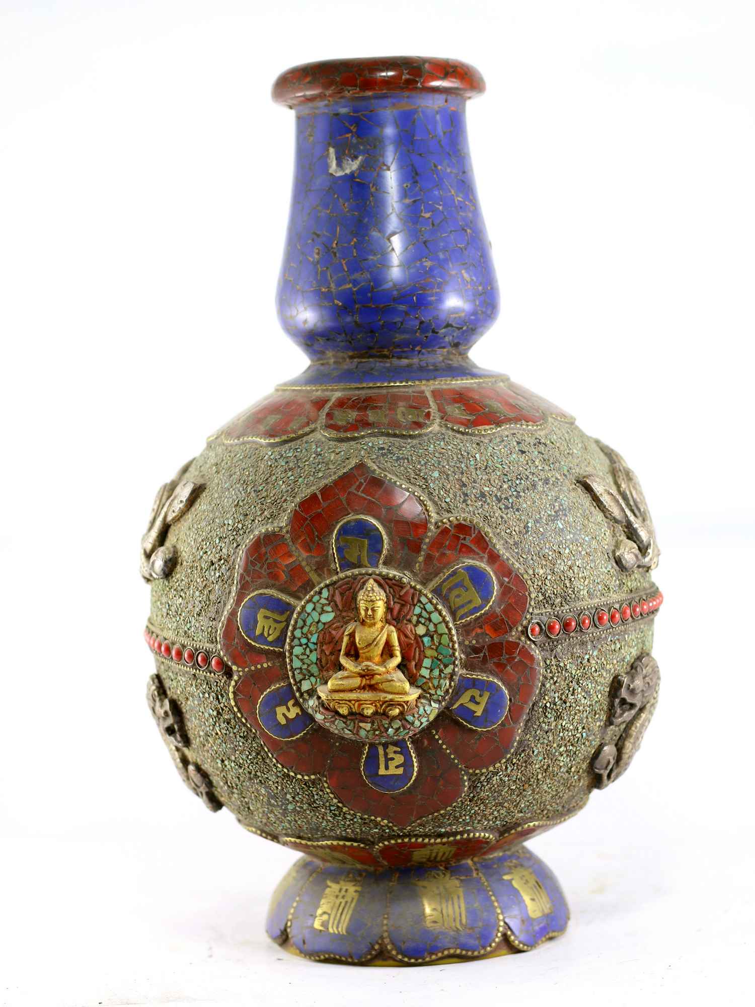 Tibetan Flower Vase :vase <span Style=