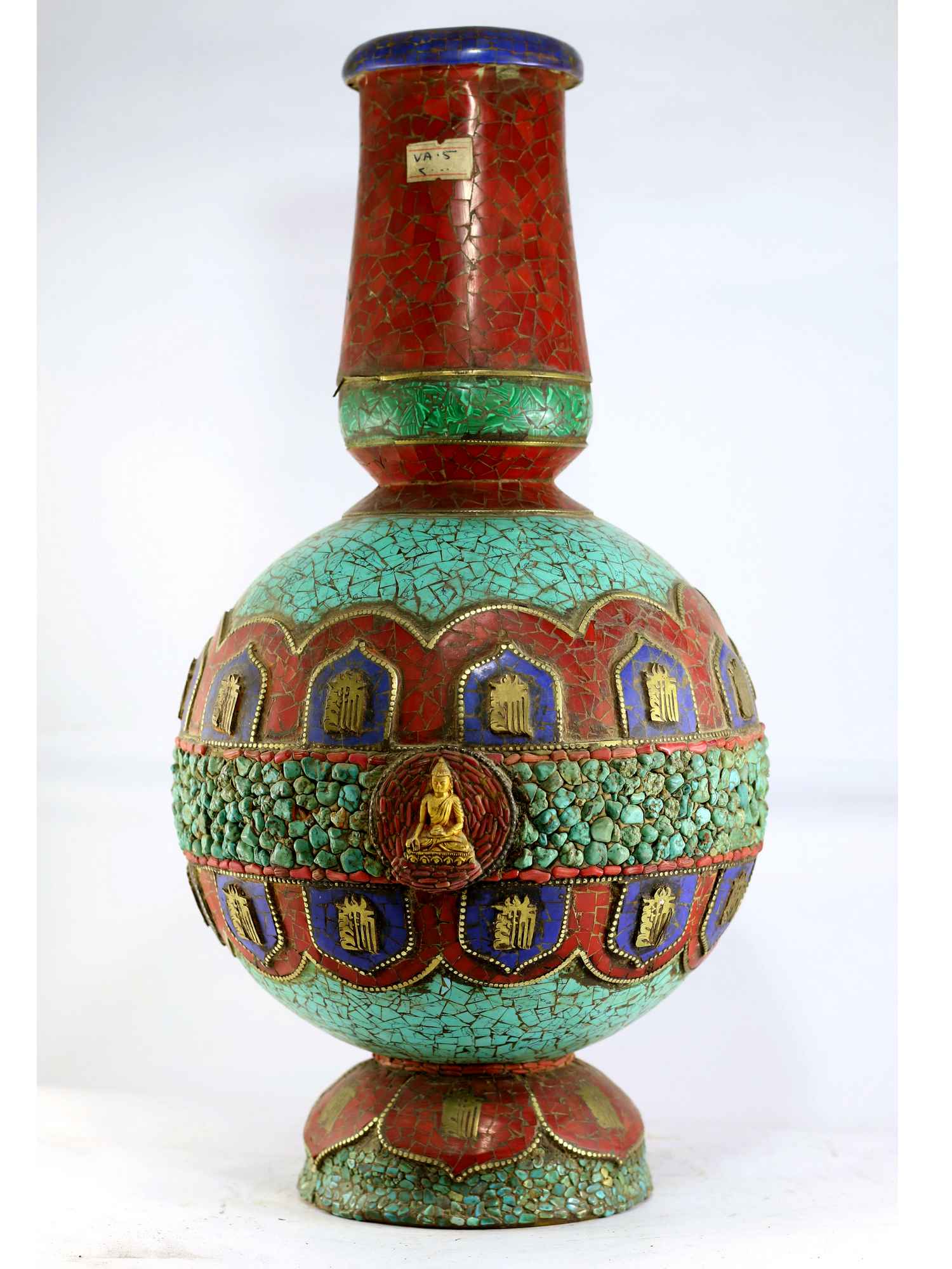 Tibetan Flower Vase : Vase <span Style=