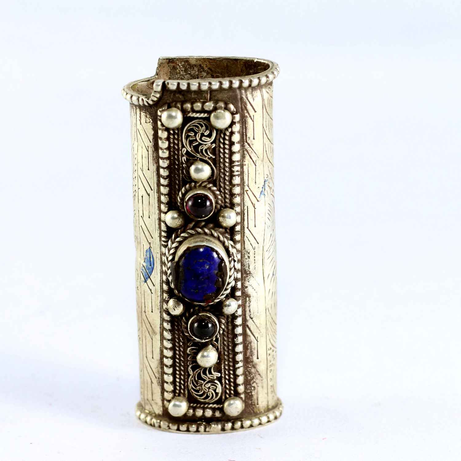 Silver Lighter Holder