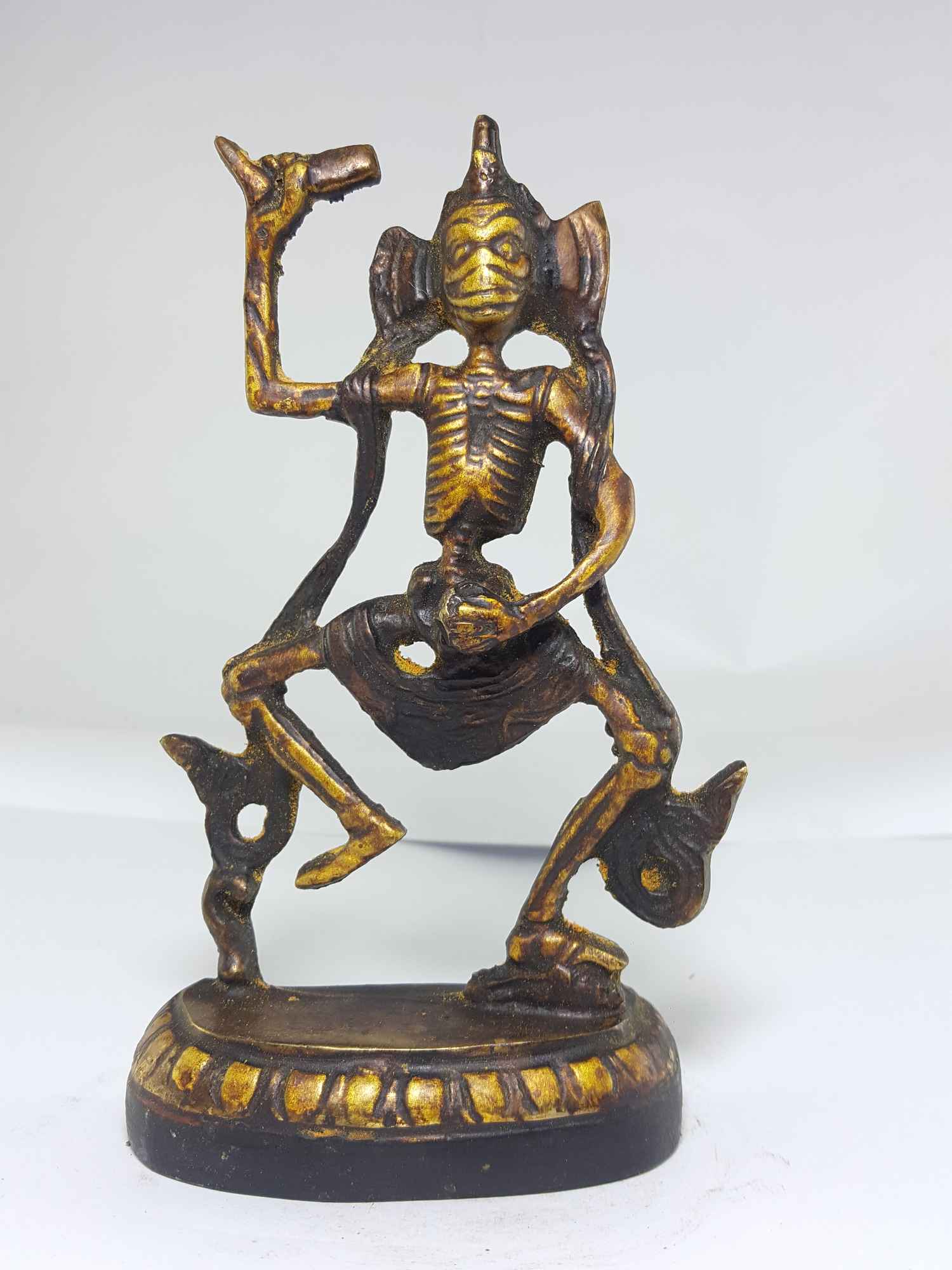 Brass Citipati Statue <span Style=
