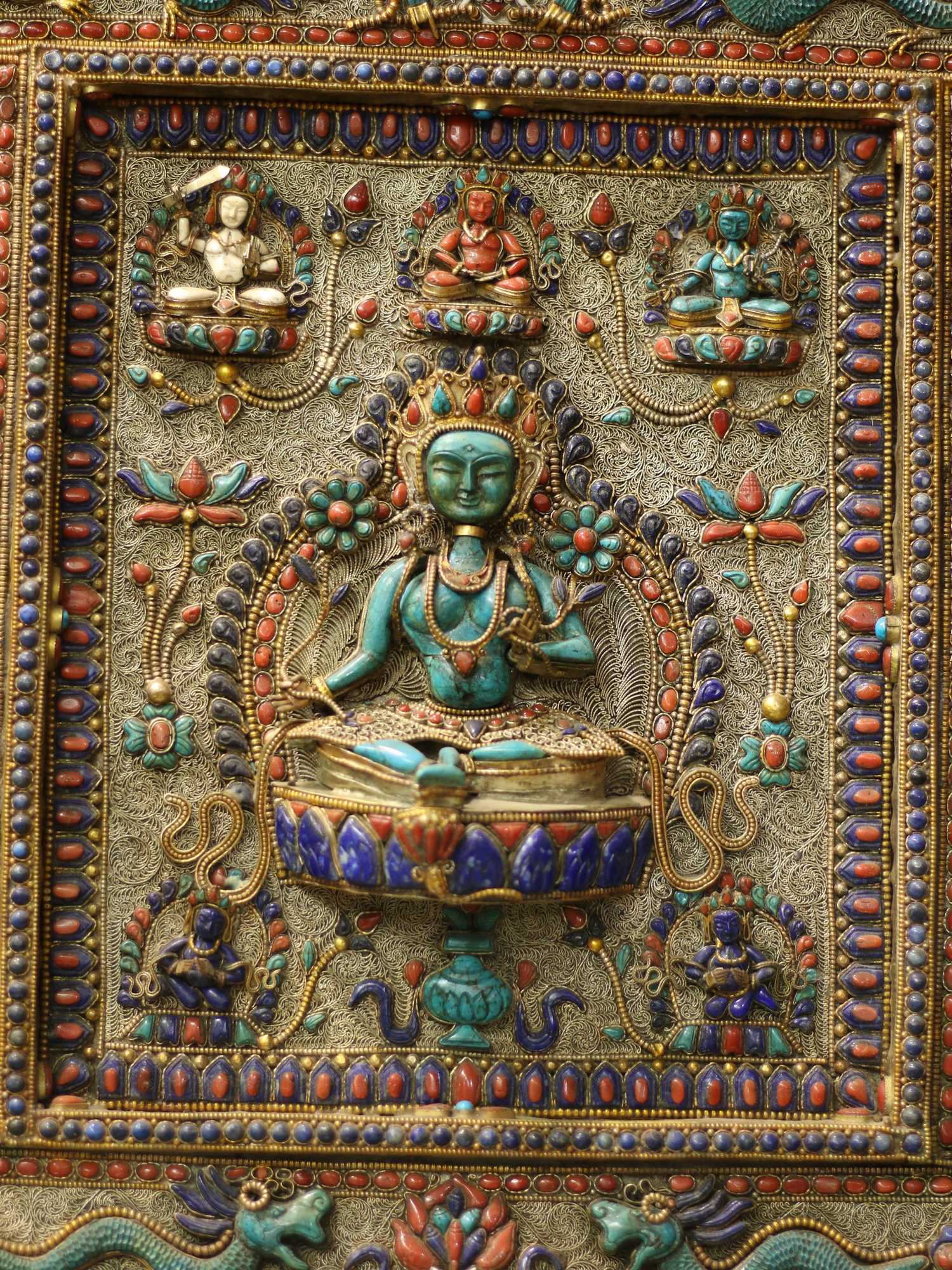 Green Tara Wall Hanging <span Style=