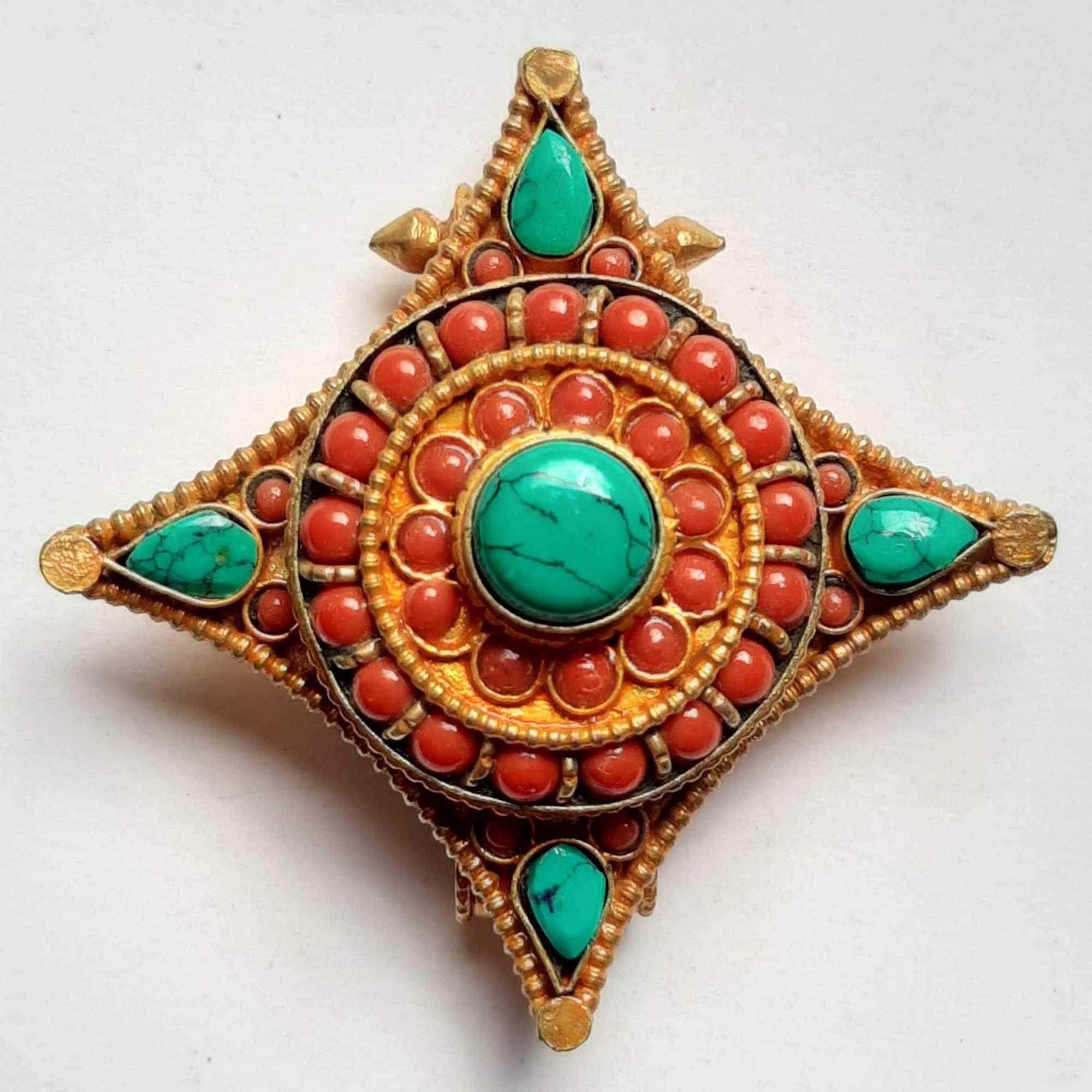 Tibetan Ghau Amulet, <span Style=