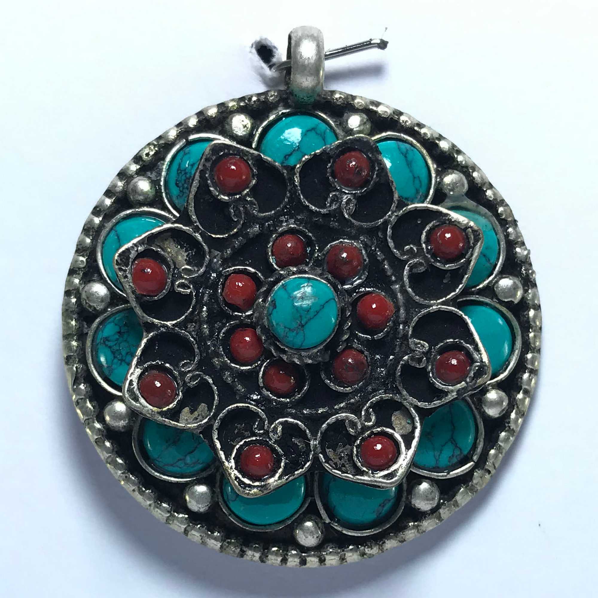 Metal Flower Pendant <span Style=