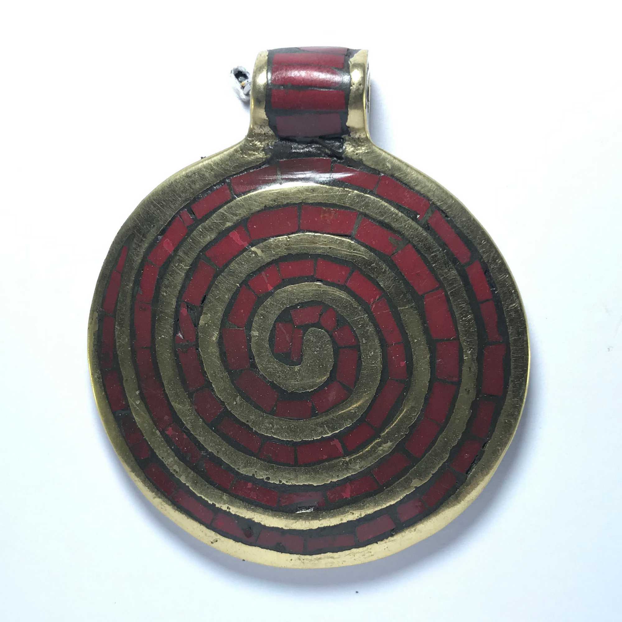 Metal Spiral Pendant <span Style=