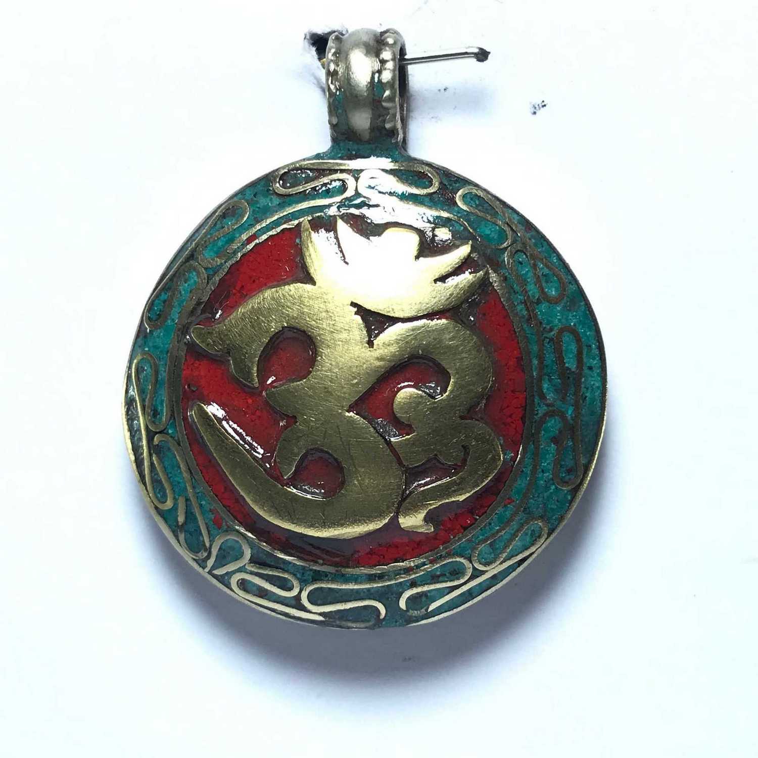 Metal Hindu Om Pendant