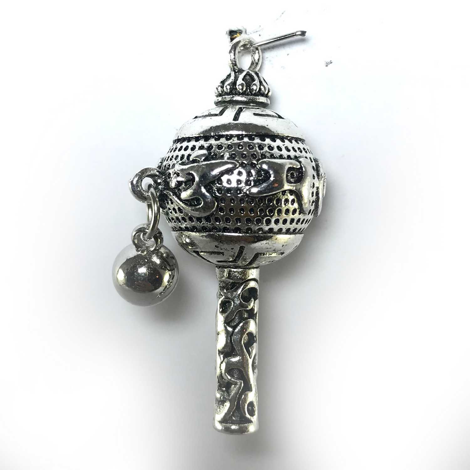 Metal Prayer Wheel Pendant