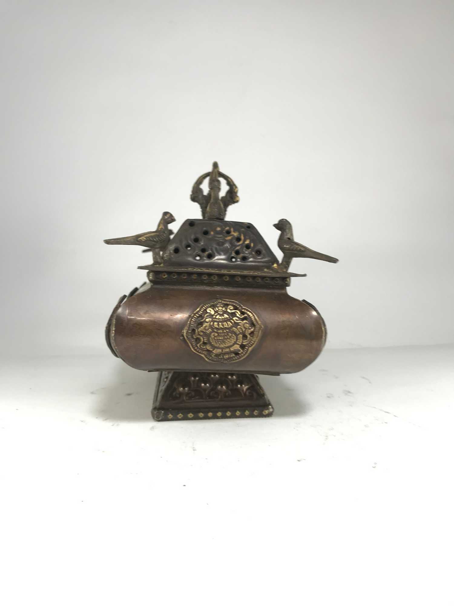 Tibetan Incense Burner, antique Finishing, makal, Maka, Incense Burner