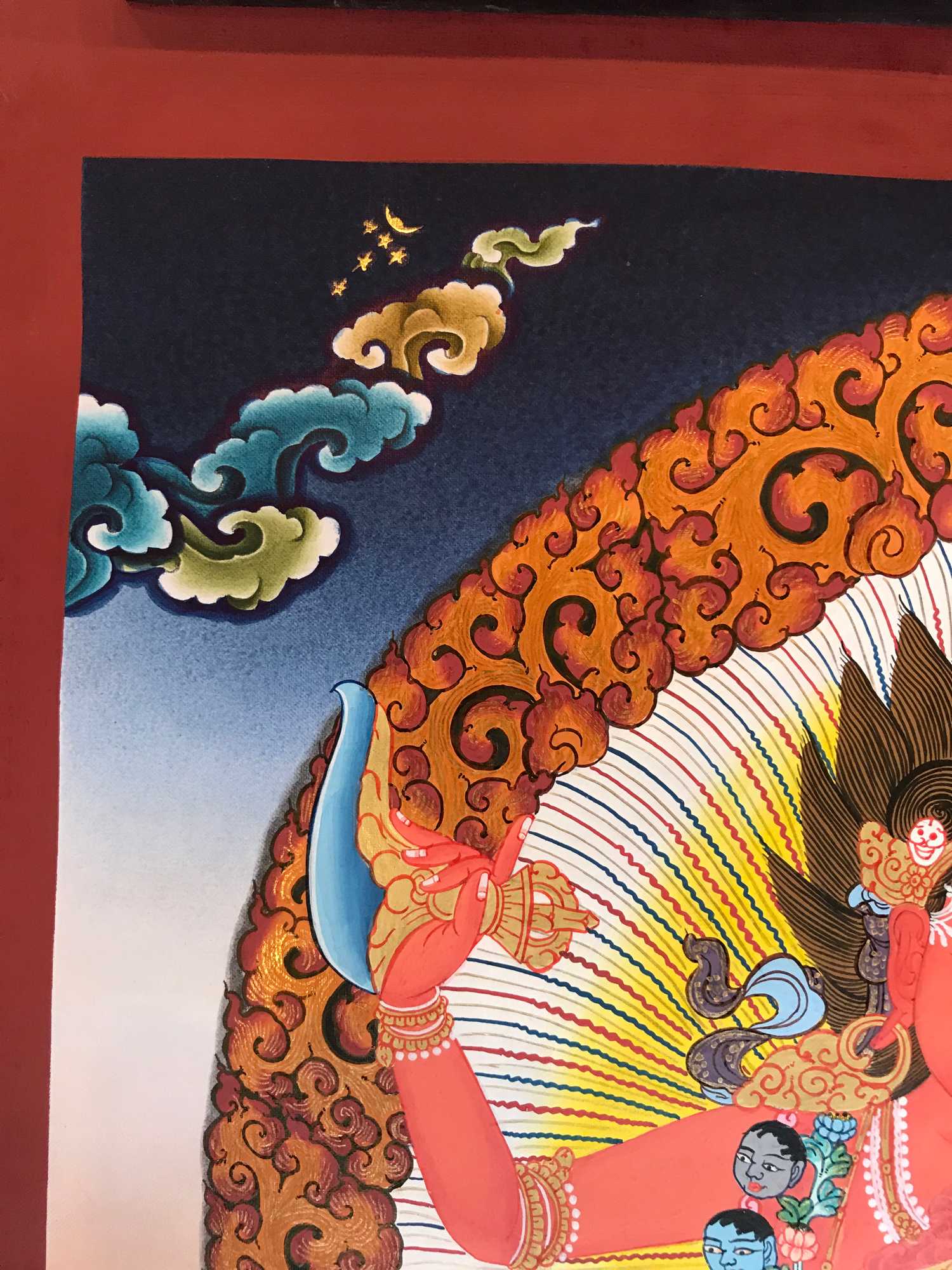 Tibetan Thangka <span Style=