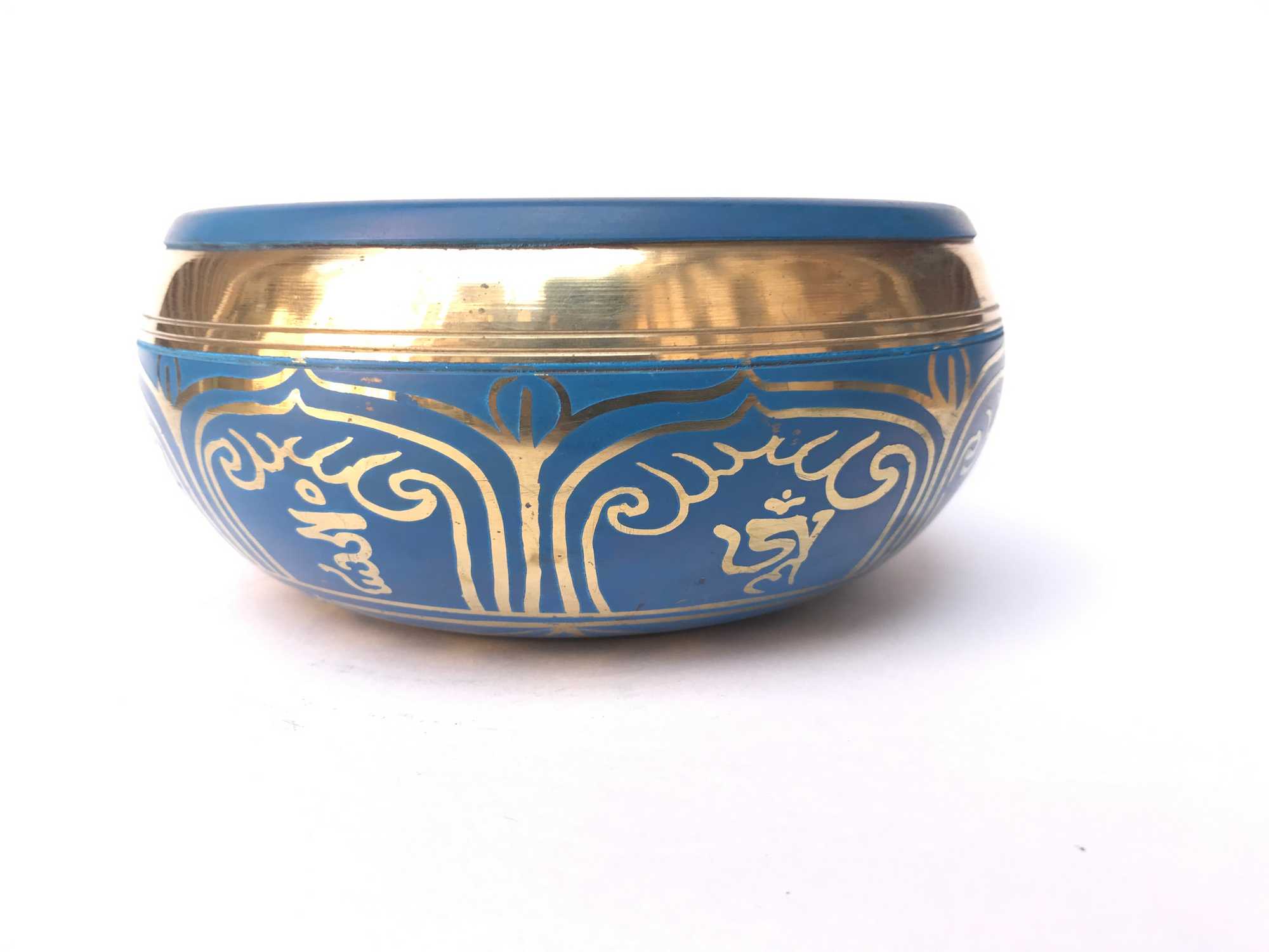 third Eye Chakra, Singing Bowl With ashta Manga Embossed Ver 3, select Accessories
