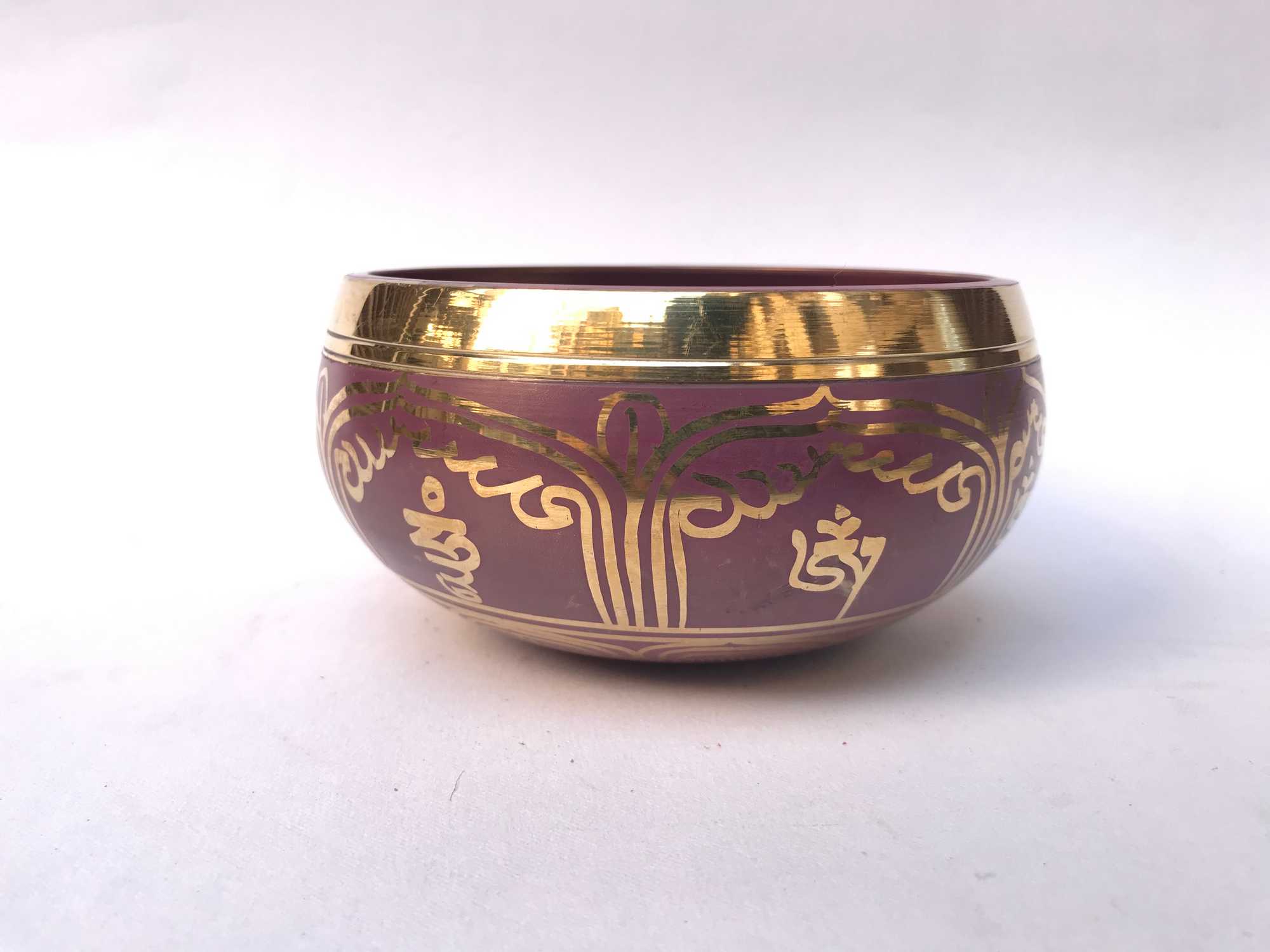 crown Chakra, Singing Bowl With om Mani Padme Hum, select Accessories