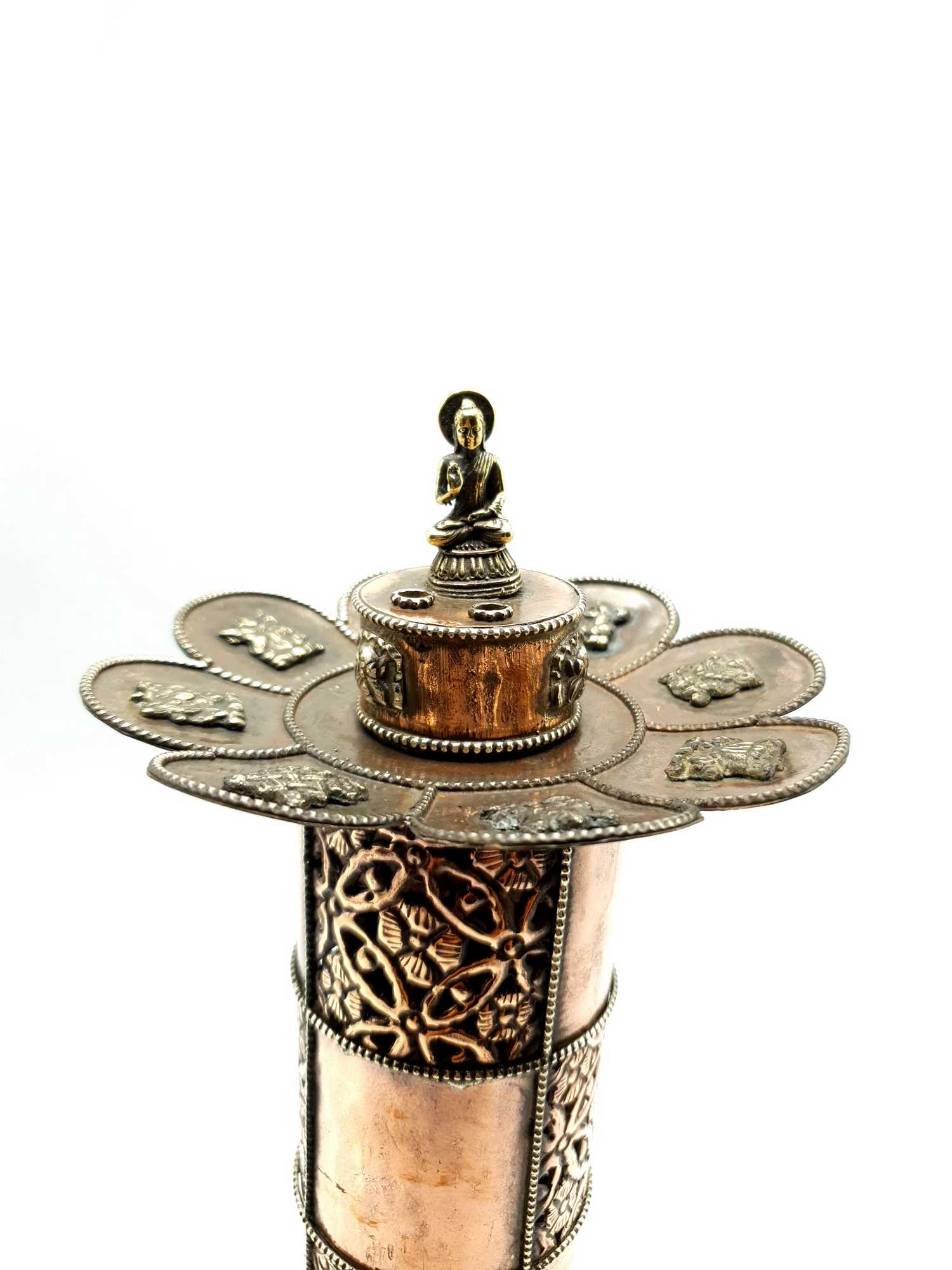 Copper Incense Burner And Holder