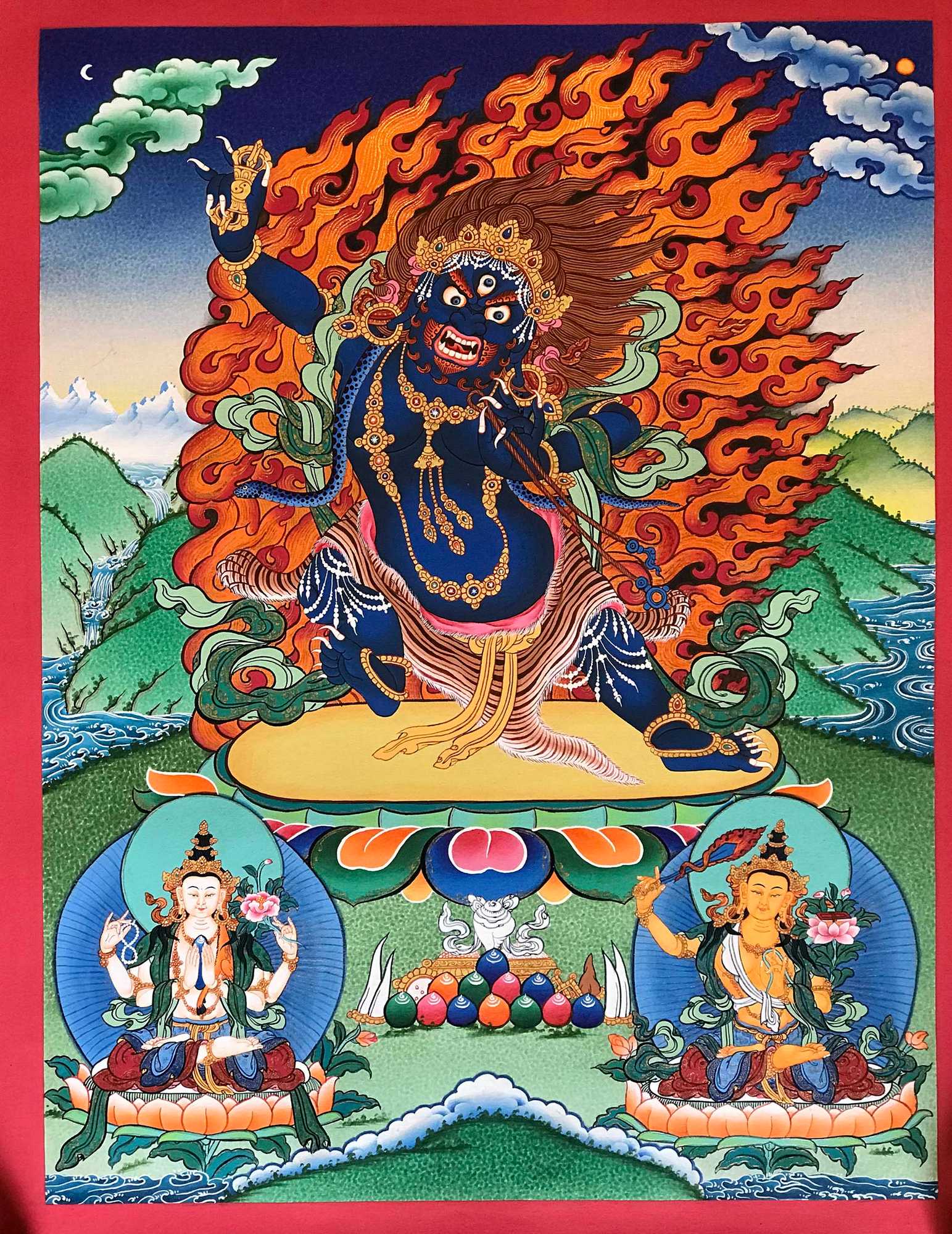 Tibetan Thangka <span Style=