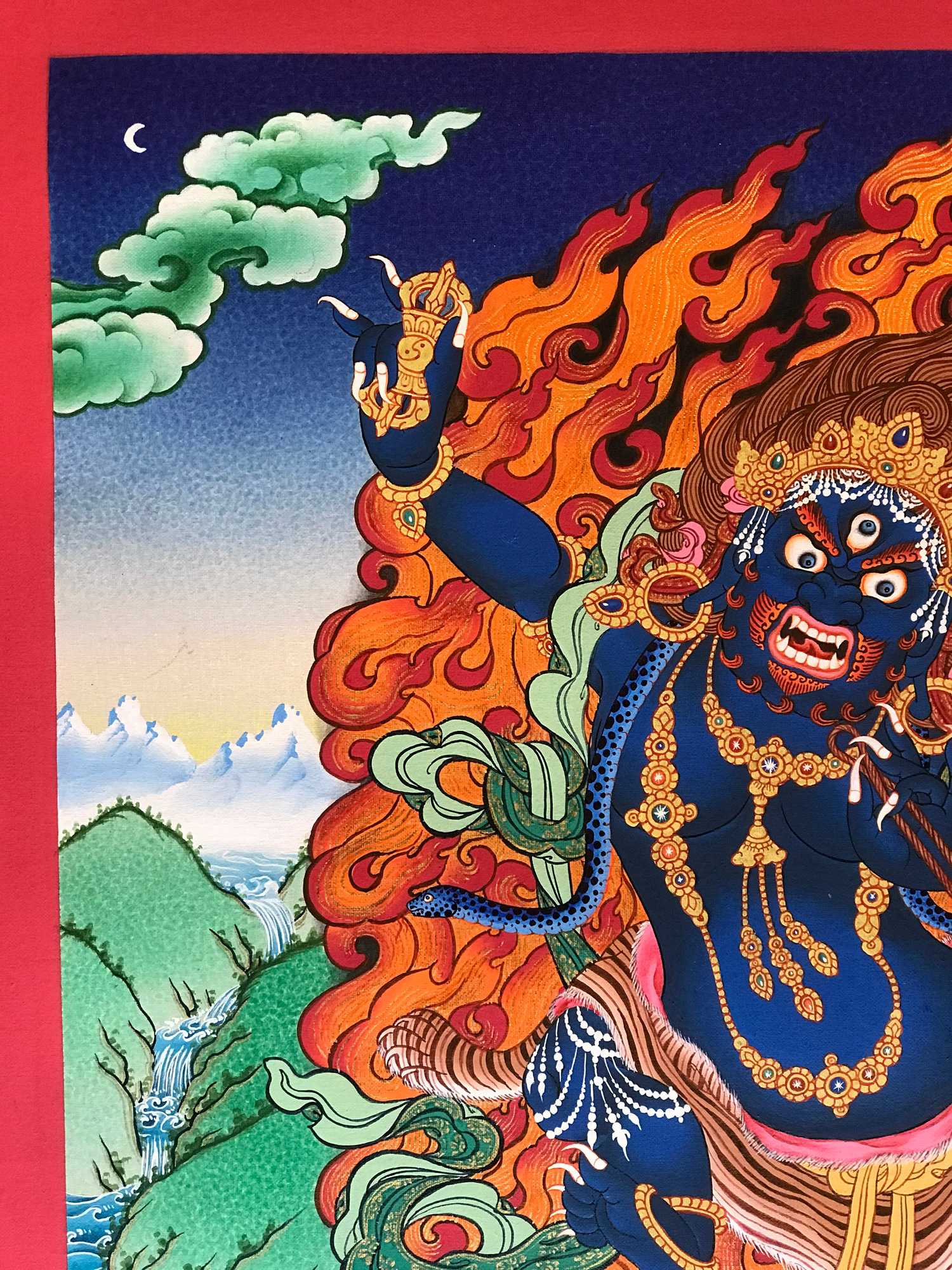 Tibetan Thangka <span Style=