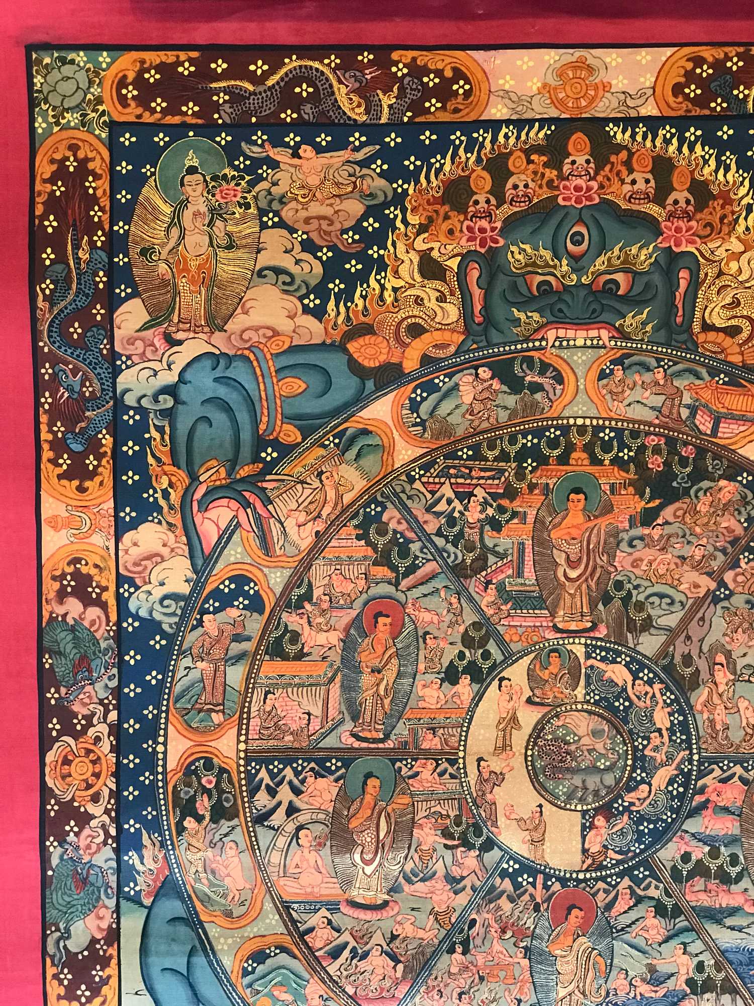 Tibetan Thangka <span Style=