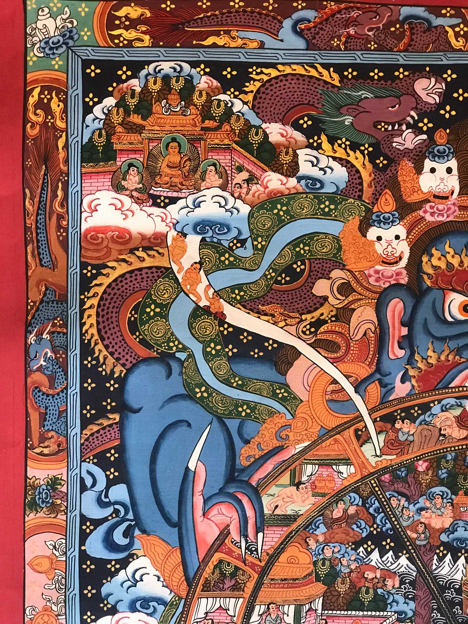 Tibetan Thangka <span Style=