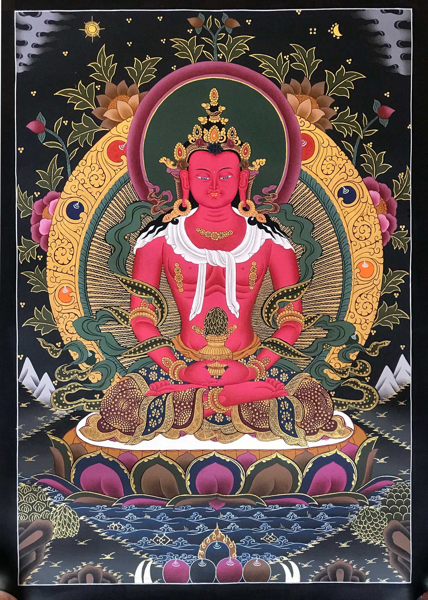 Tibetan Thangka <span Style=