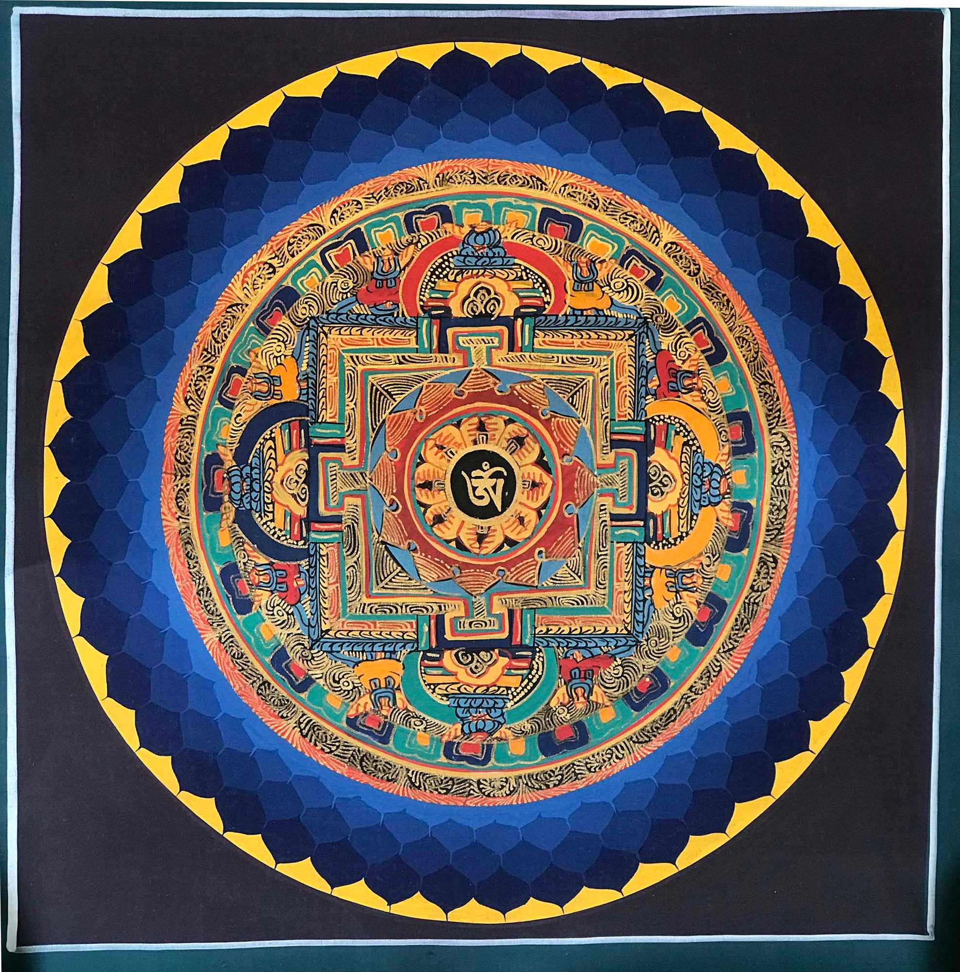Tibetan Square Mandala <span Style=