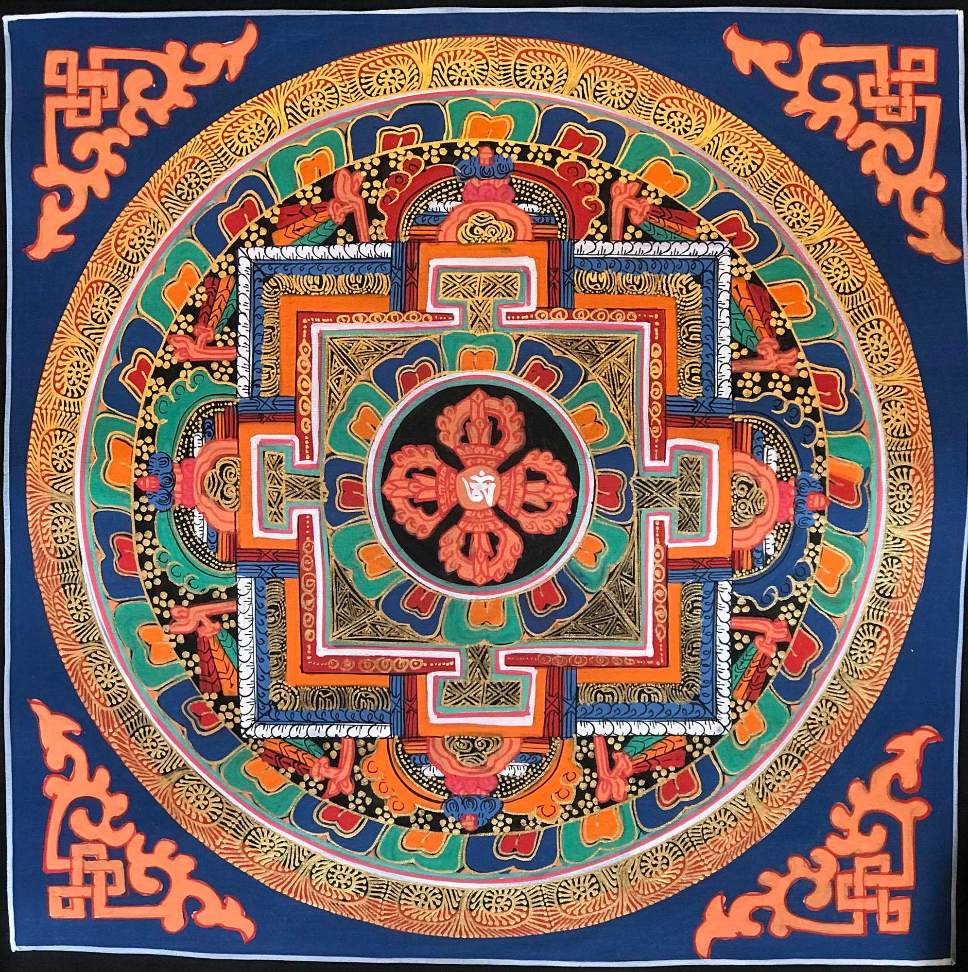 Tibetan Square Mandala <span Style=