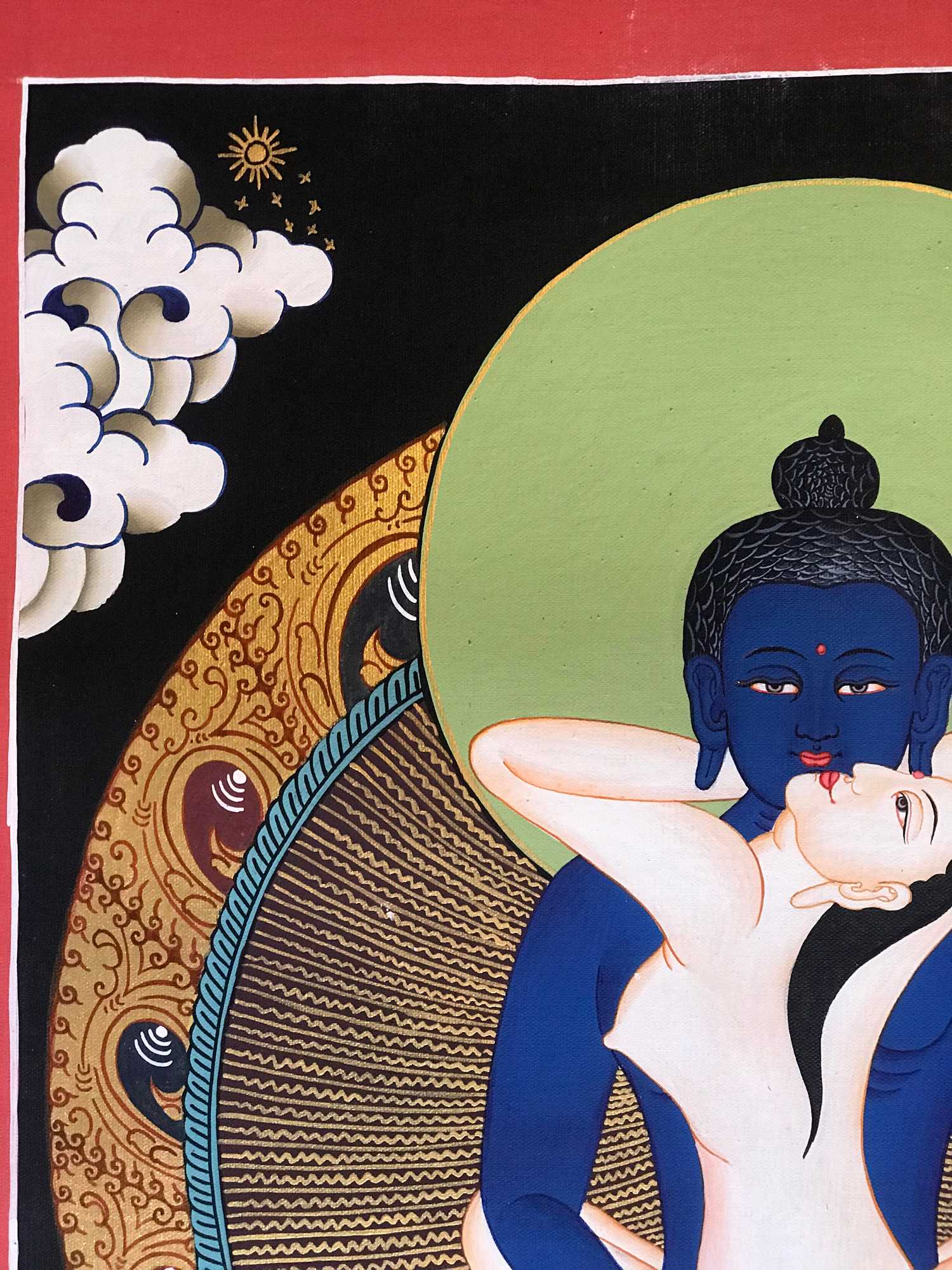 Tibetan Thangka <span Style=