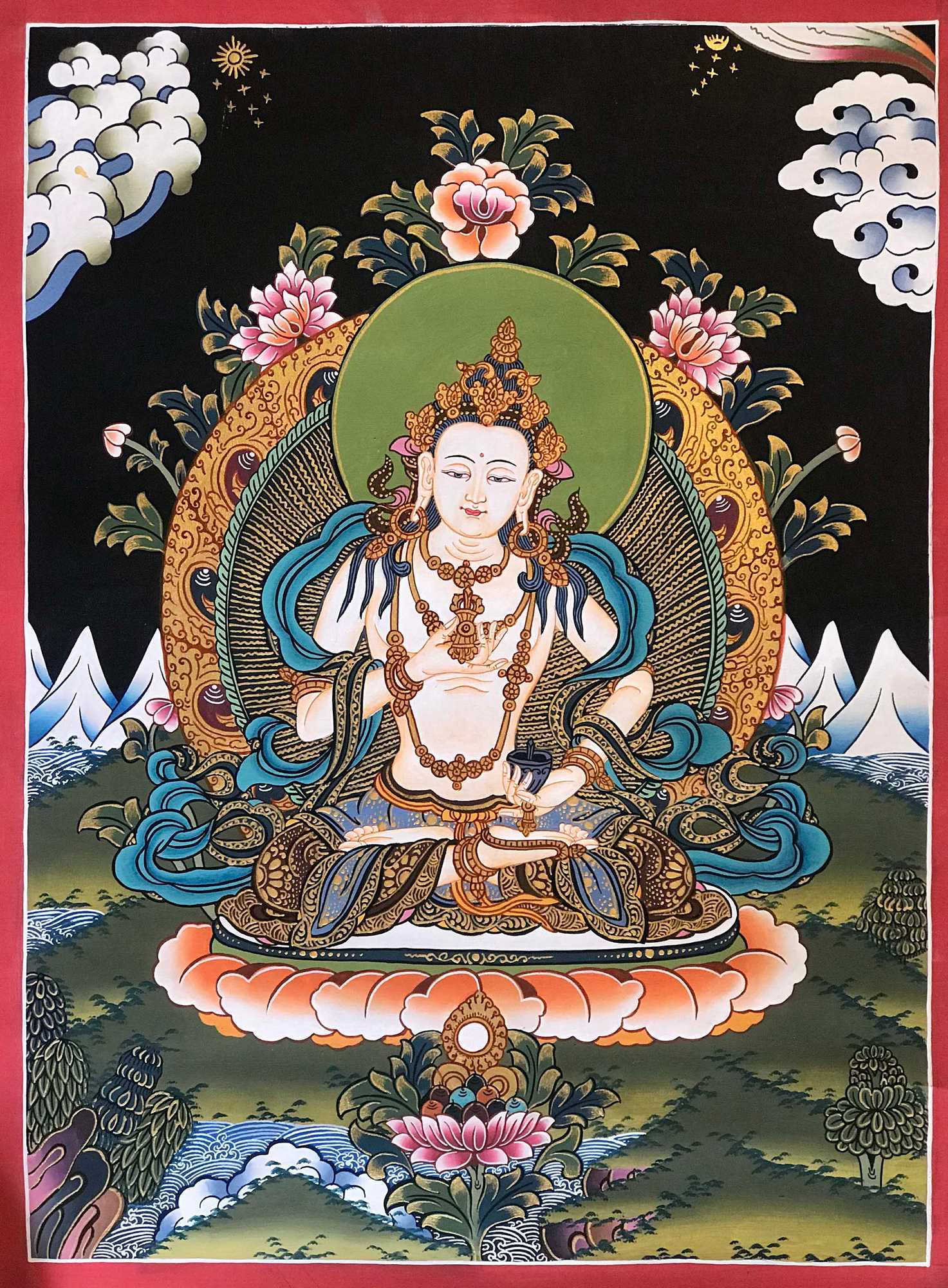 Tibetan Thangka <span Style=