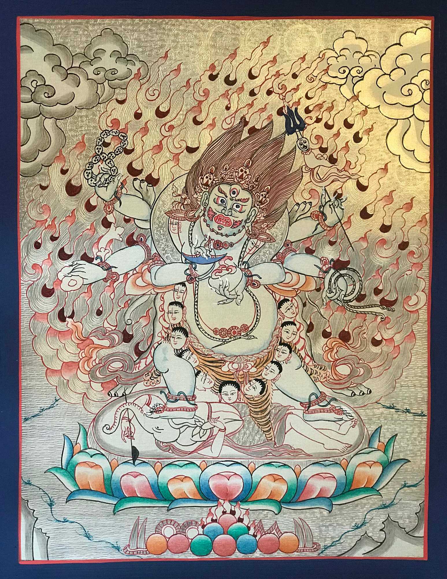 Tibetan Thangka <span Style=