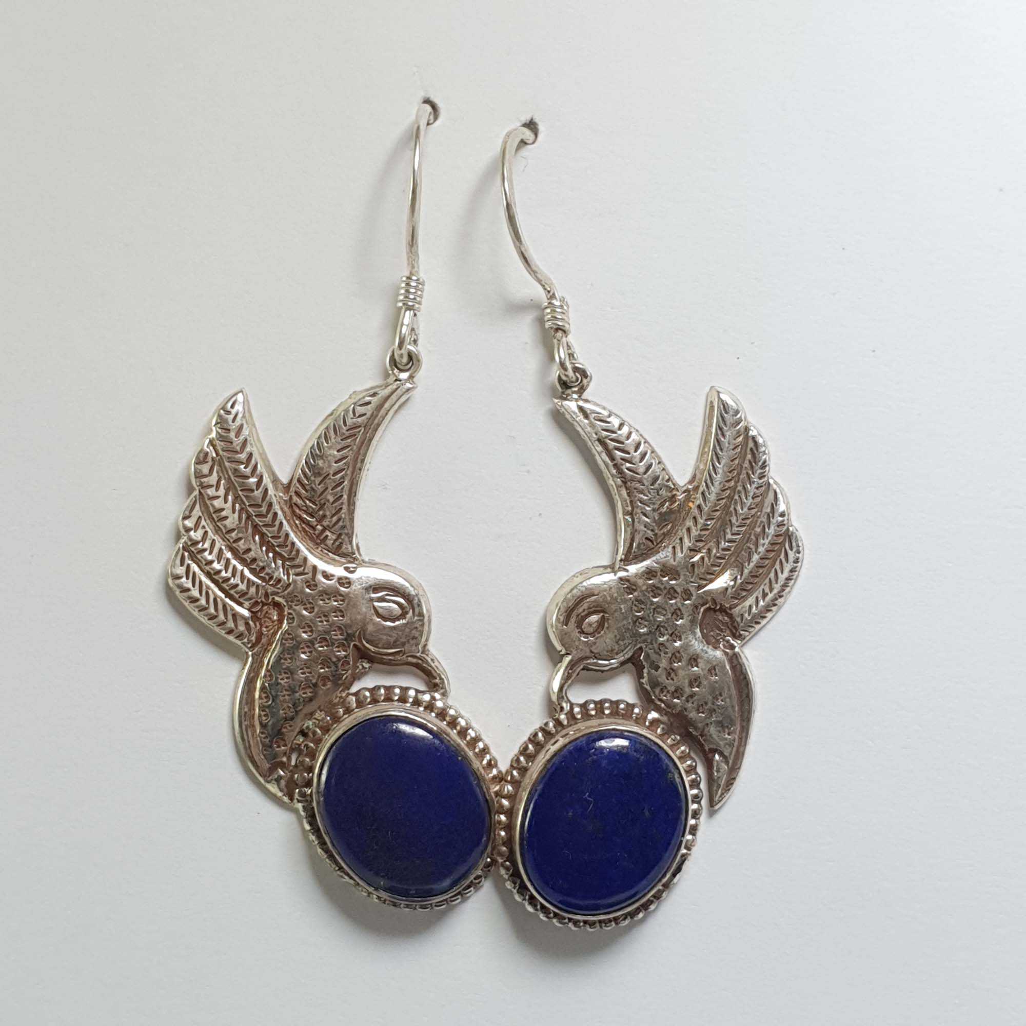Nepali Handmade Silver Earring <span Style=