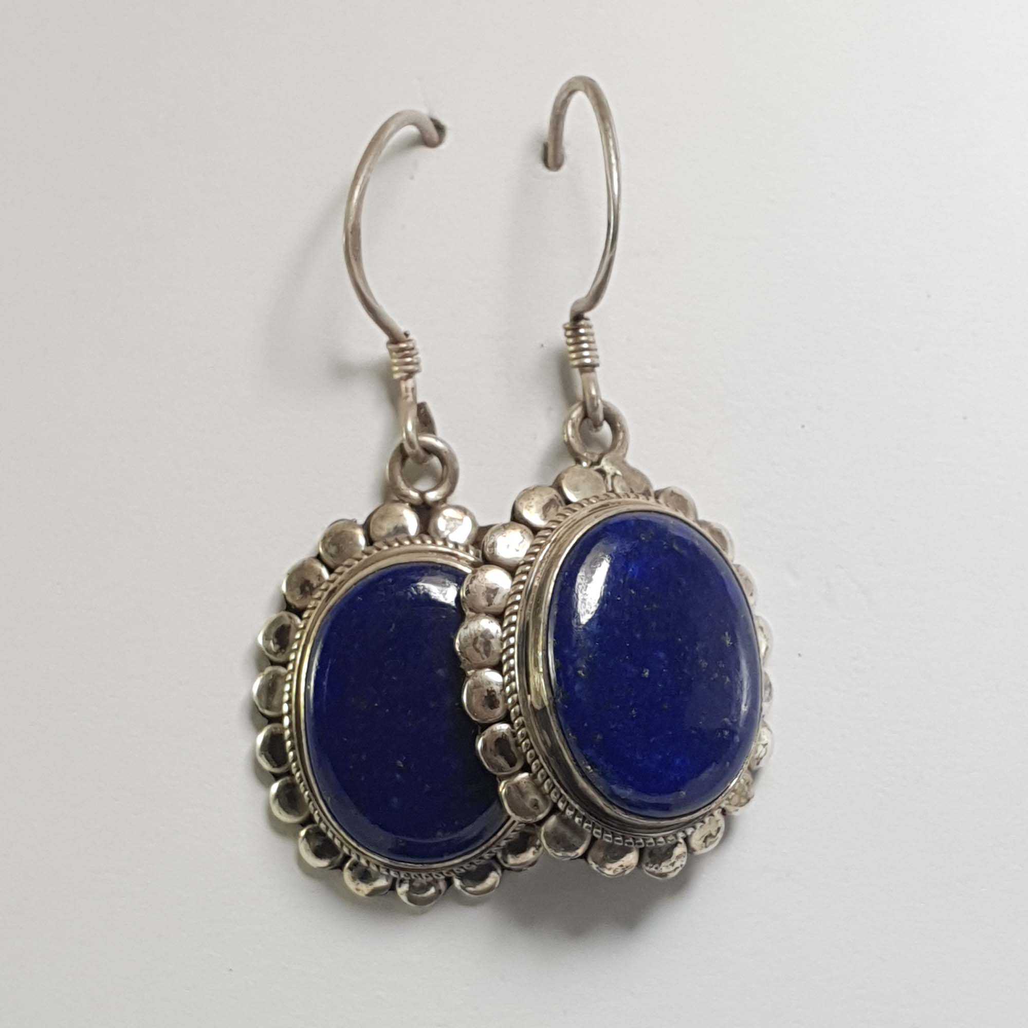 Nepali Handmade Silver Earring <span Style=