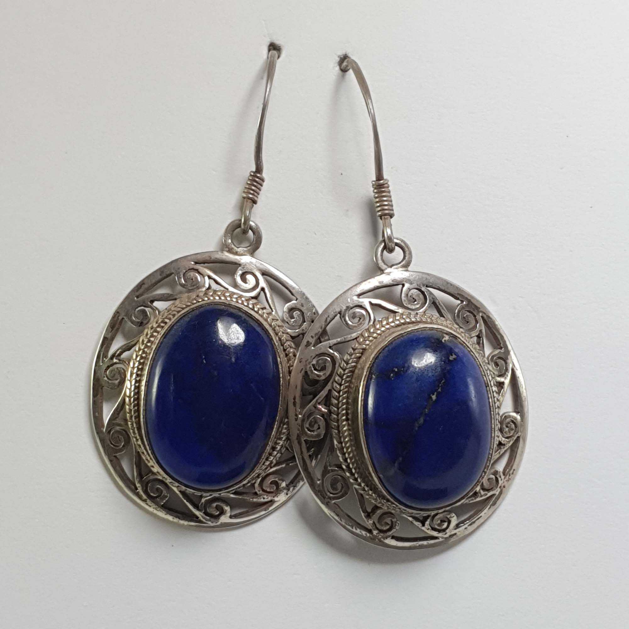 Nepali Handmade Silver Earring <span Style=