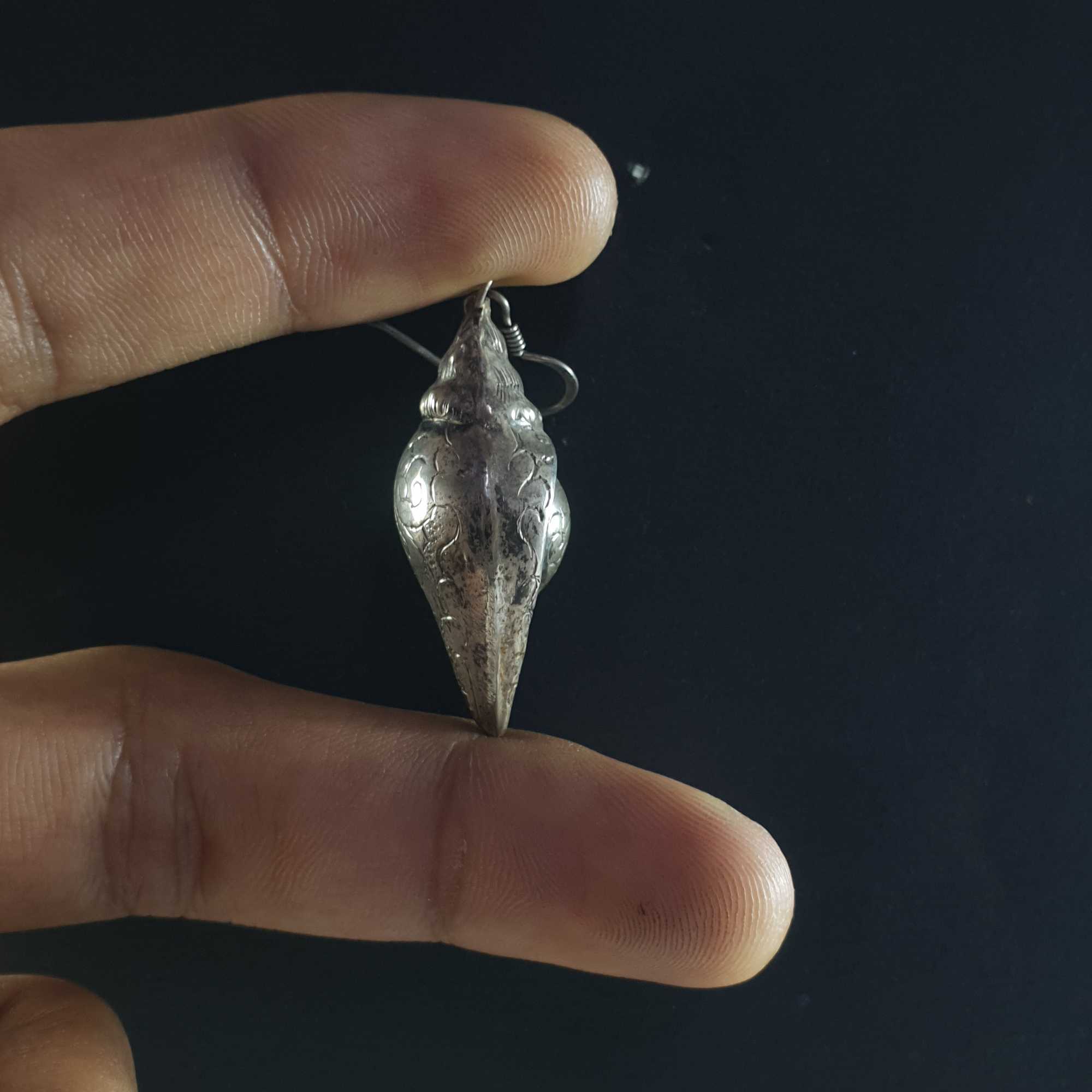 Silver Earrings With