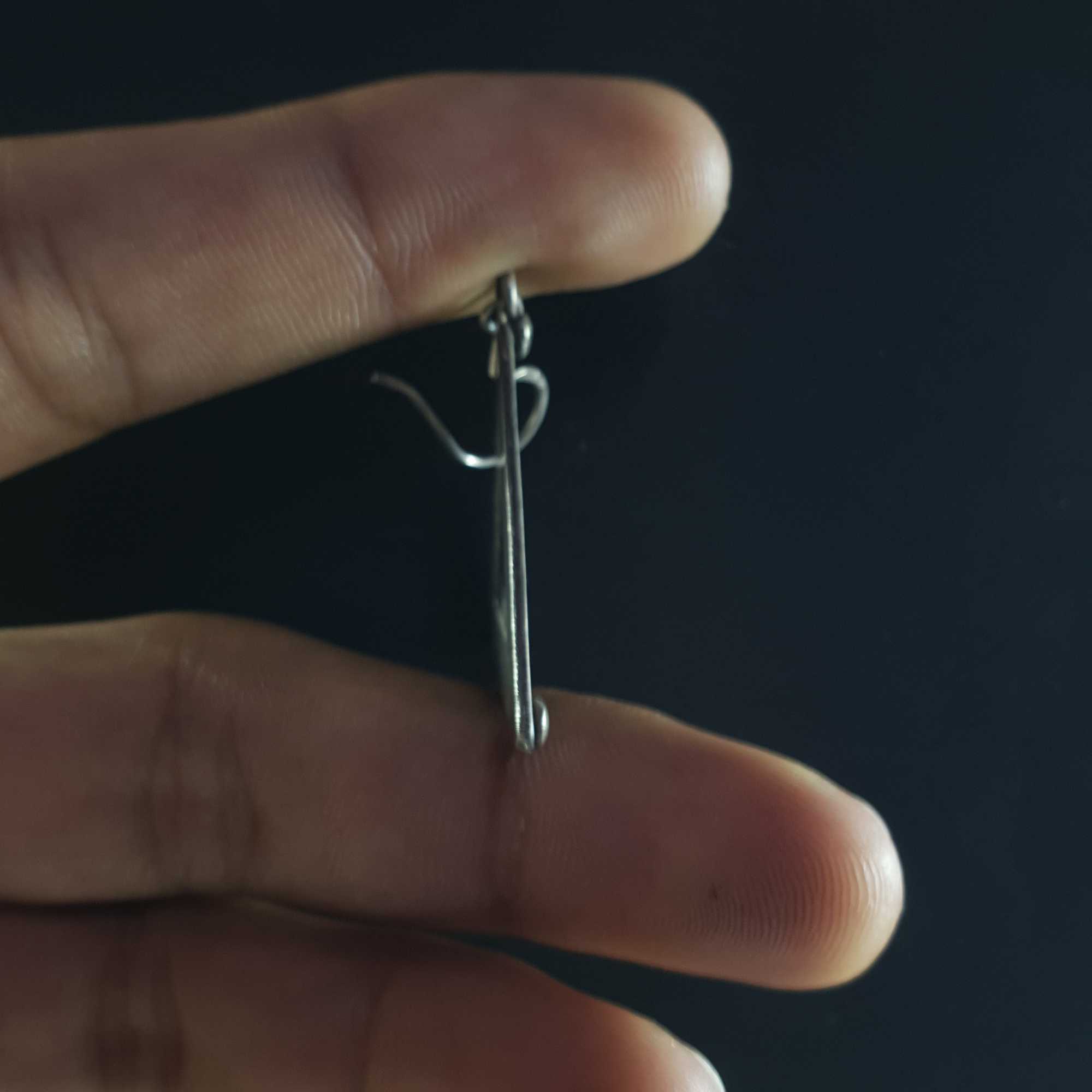 Silver Earrings With