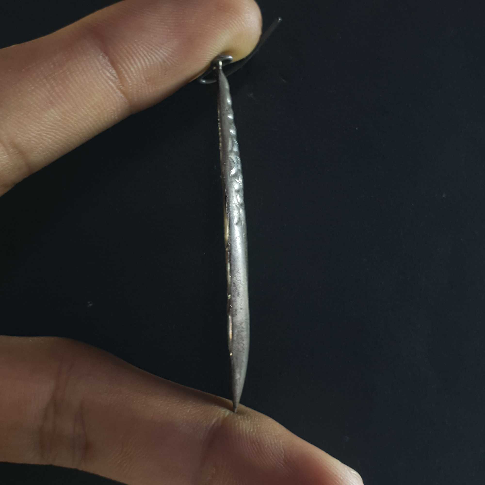 Silver Earrings With