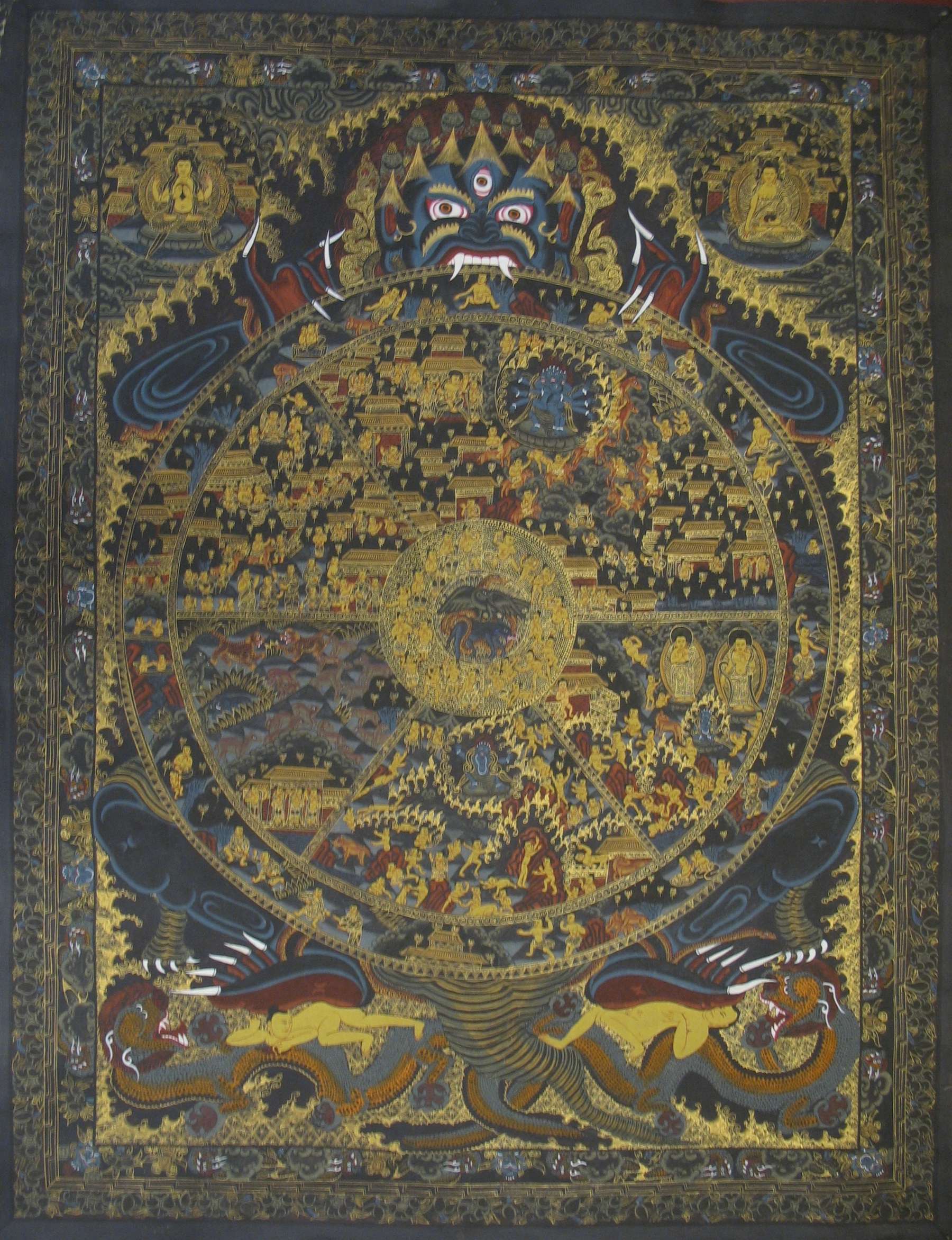 Tibetan Thangka <span Style=