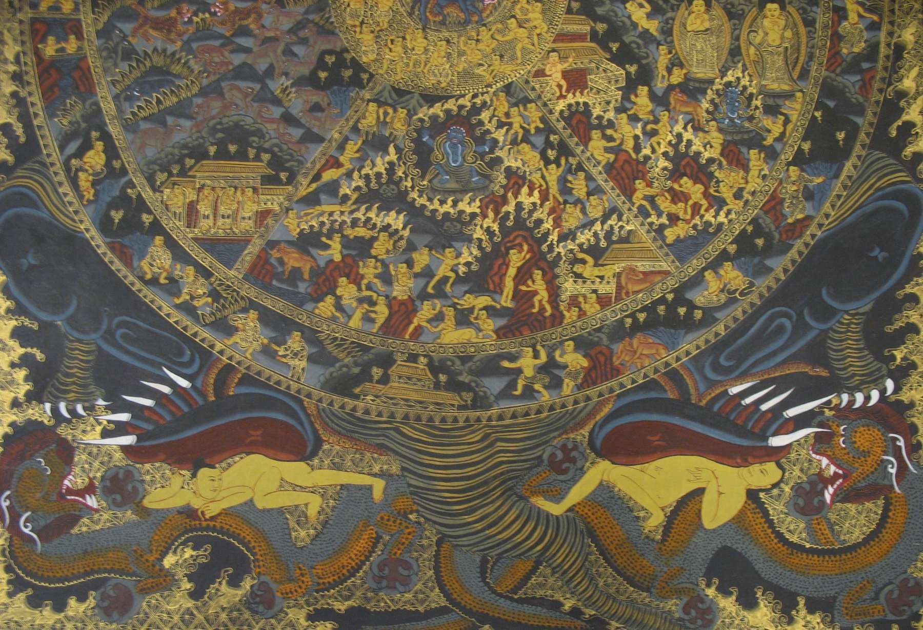 Tibetan Thangka <span Style=