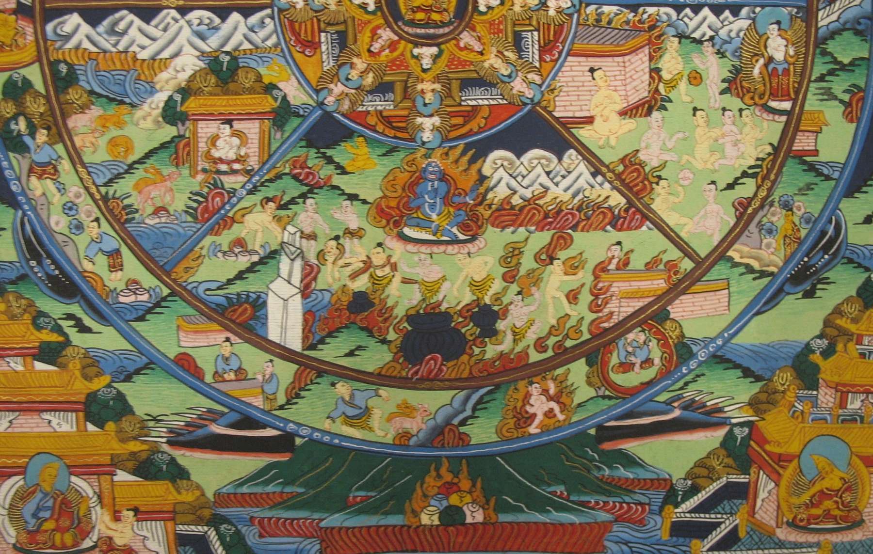 Tibetan Thangka <span Style=