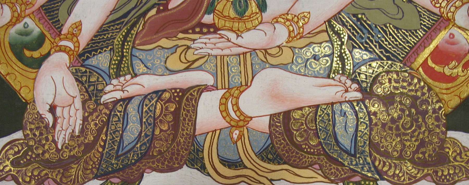 Tibetan Thangka <span Style=