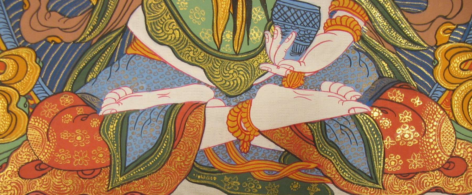 Tibetan Thangka <span Style=