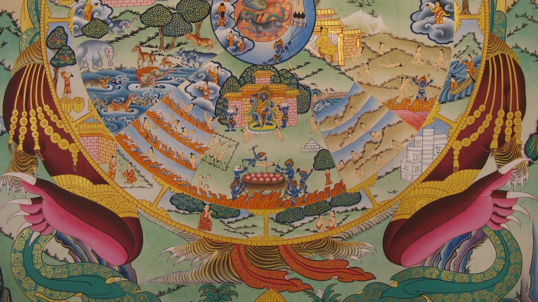 Tibetan Thangka <span Style=
