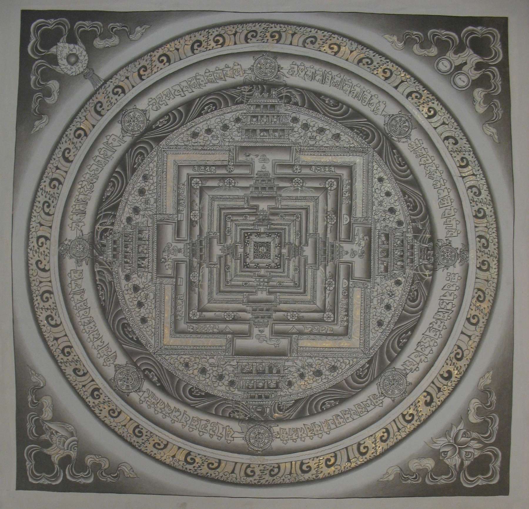 Tibetan Thangka <span Style=