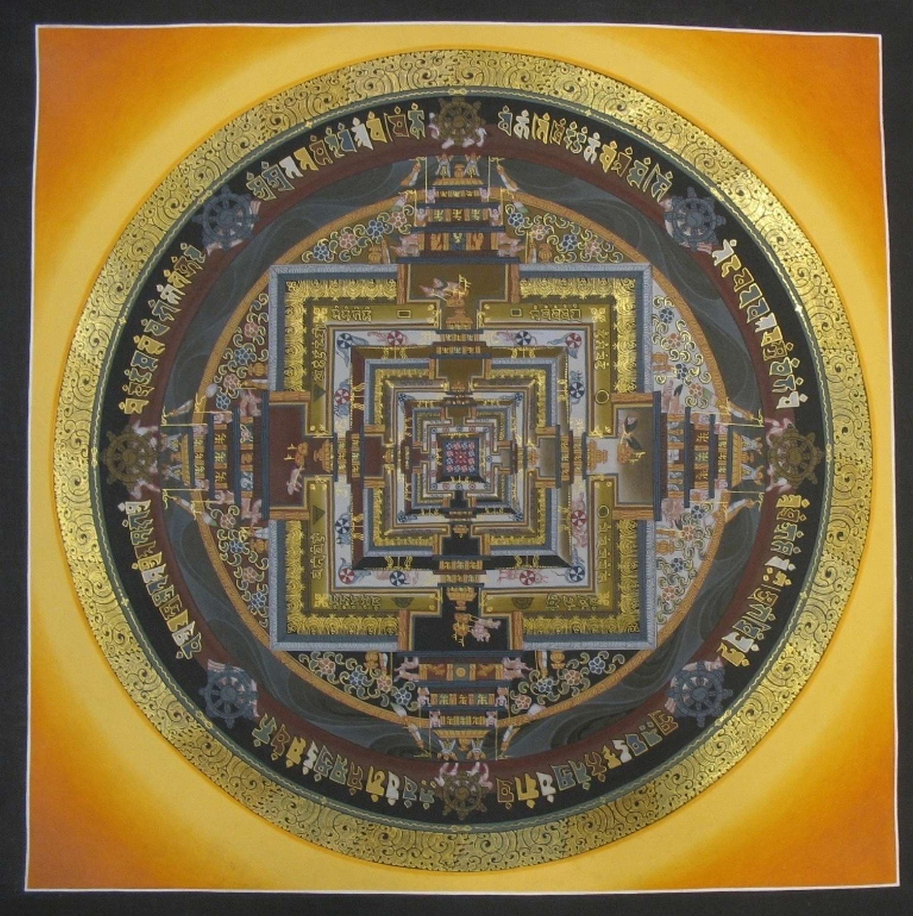 Tibetan Thangka <span Style=