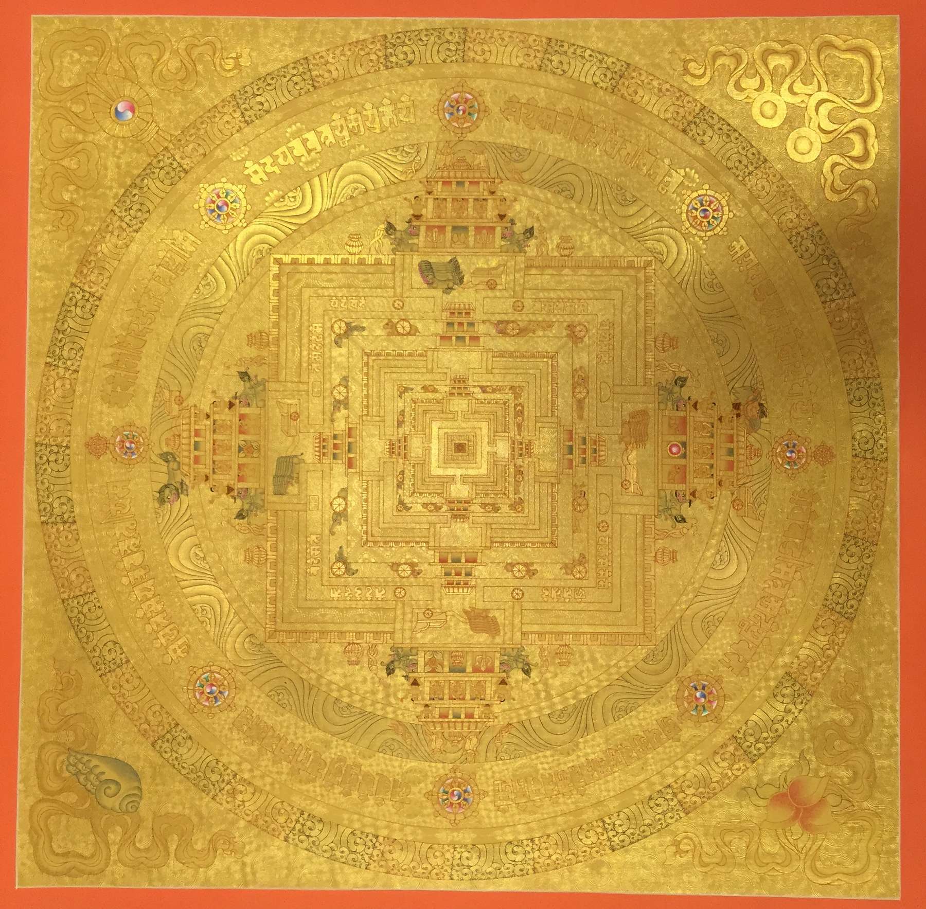 Tibetan Thangka <span Style=