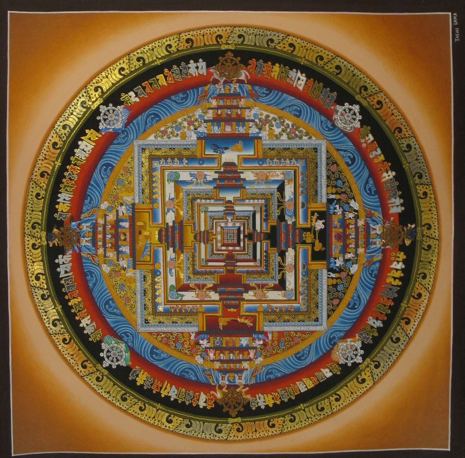 Tibetan Thangka <span Style=