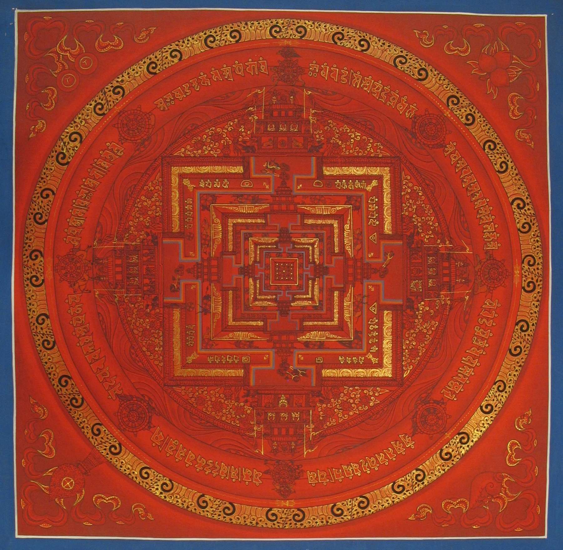 Tibetan Thangka <span Style=