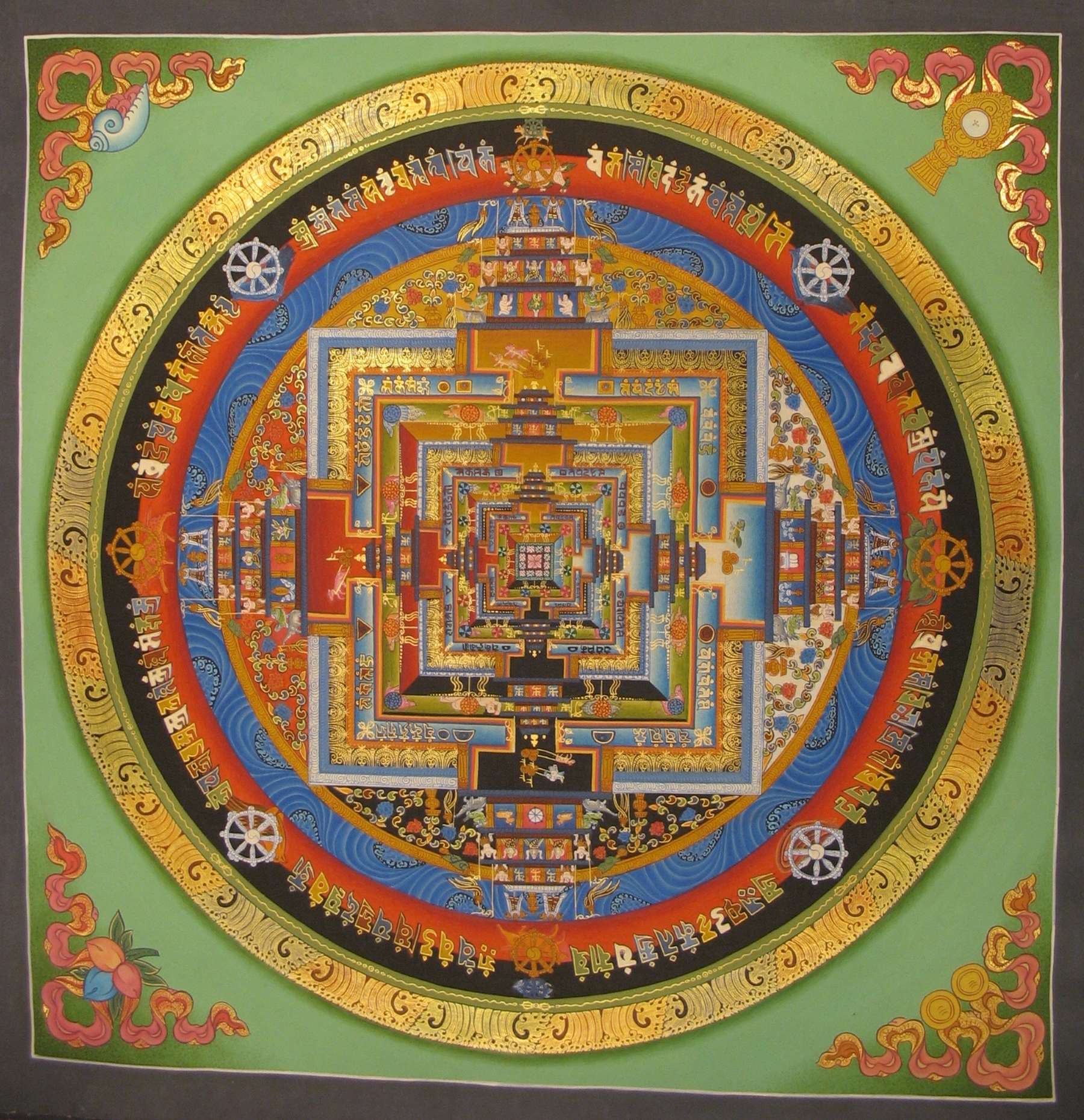Tibetan Thangka <span Style=