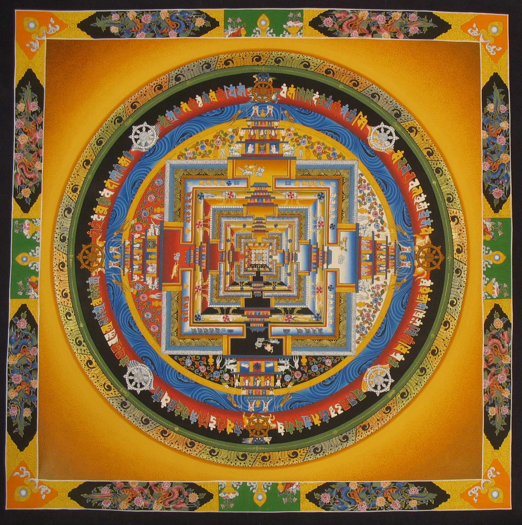Tibetan Thangka <span Style=