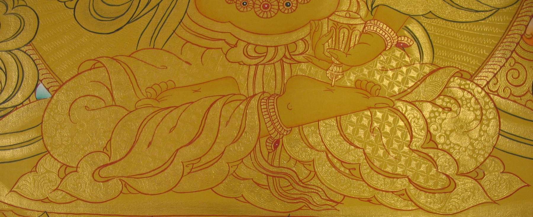 Tibetan Thangka <span Style=