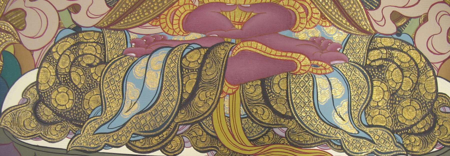 Tibetan Thangka Of Amitayus