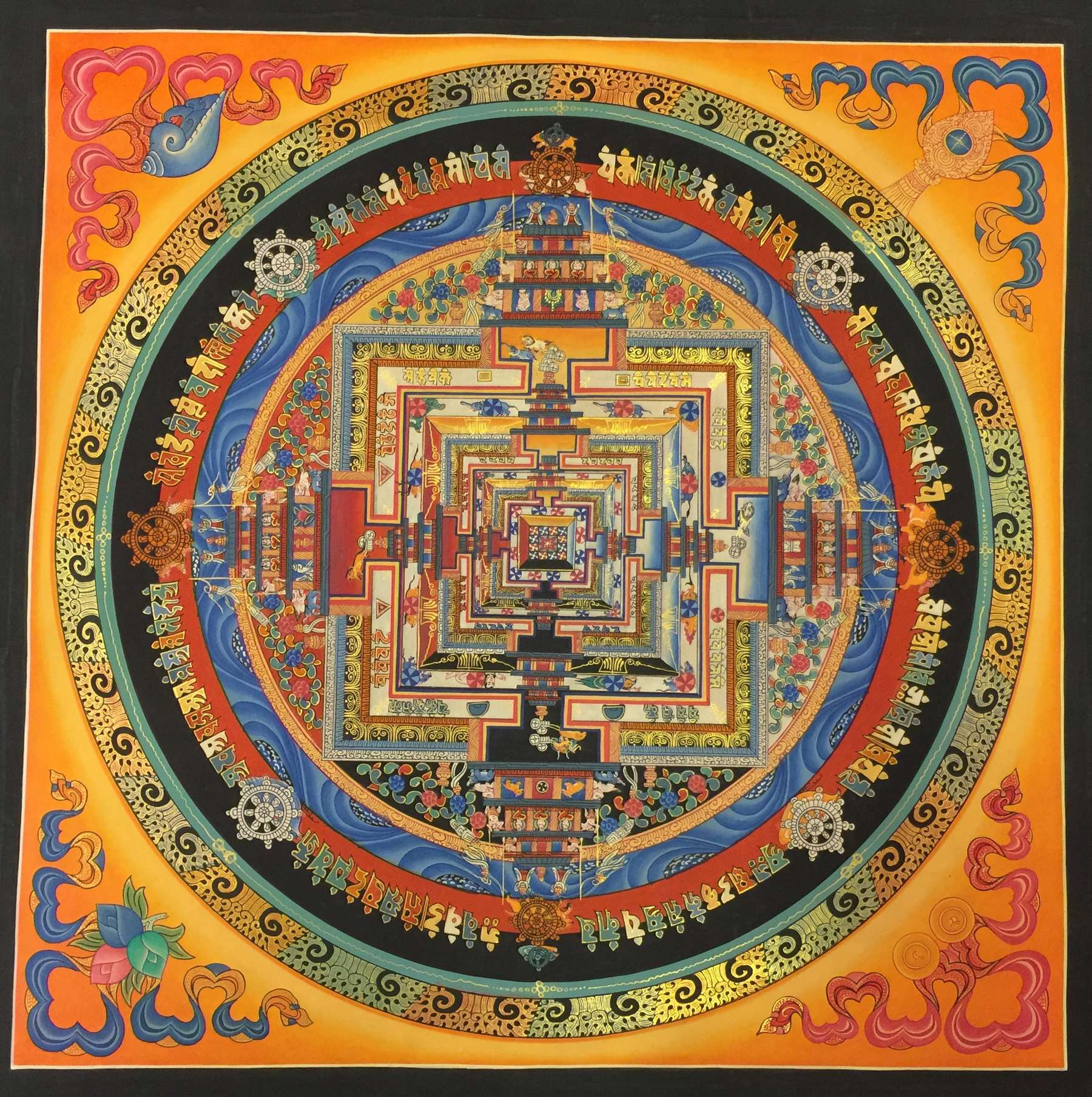 Tibetan Thangka <span Style=