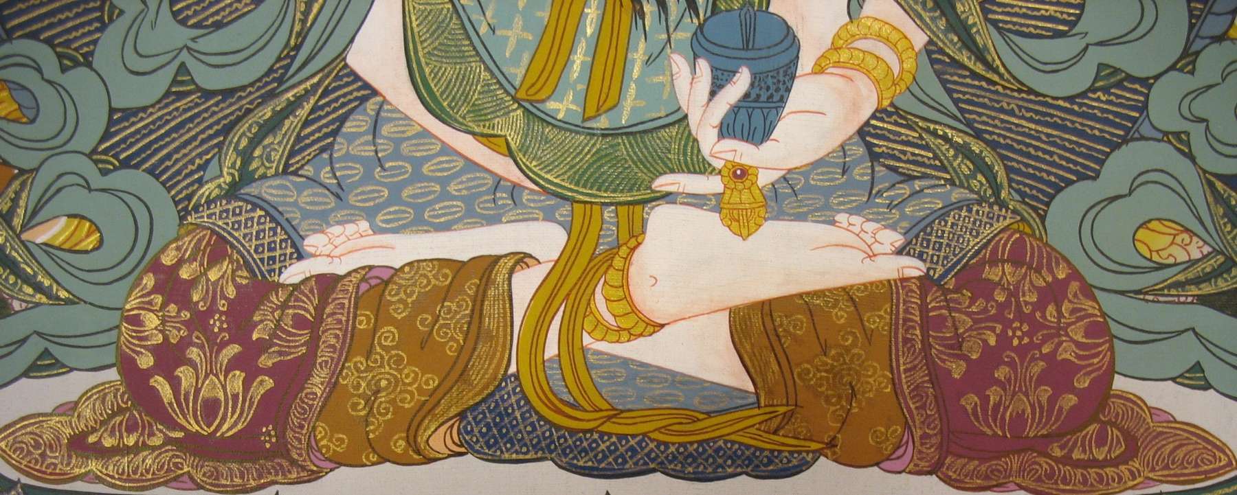Tibetan Thangka <span Style=